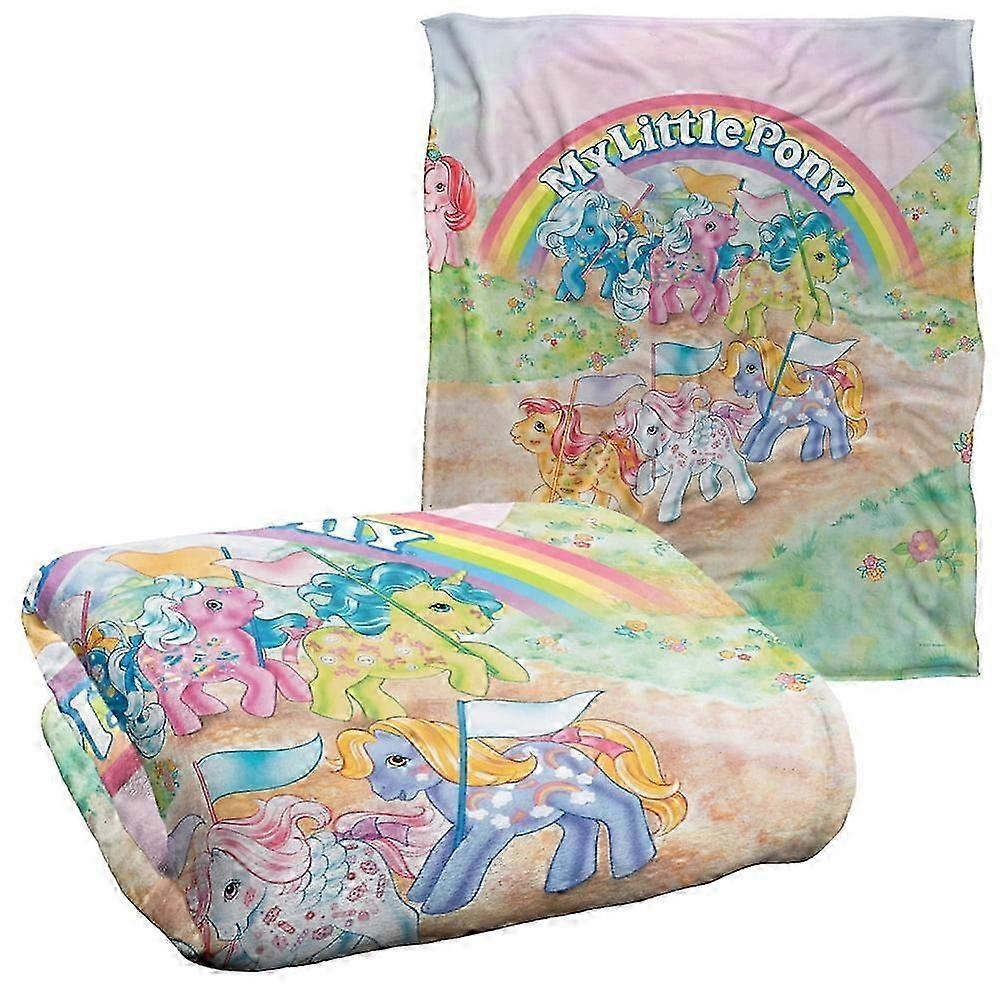 Retro Classic Ponys Soft Touch Super Soft Decke Geeignet für My Little Pony