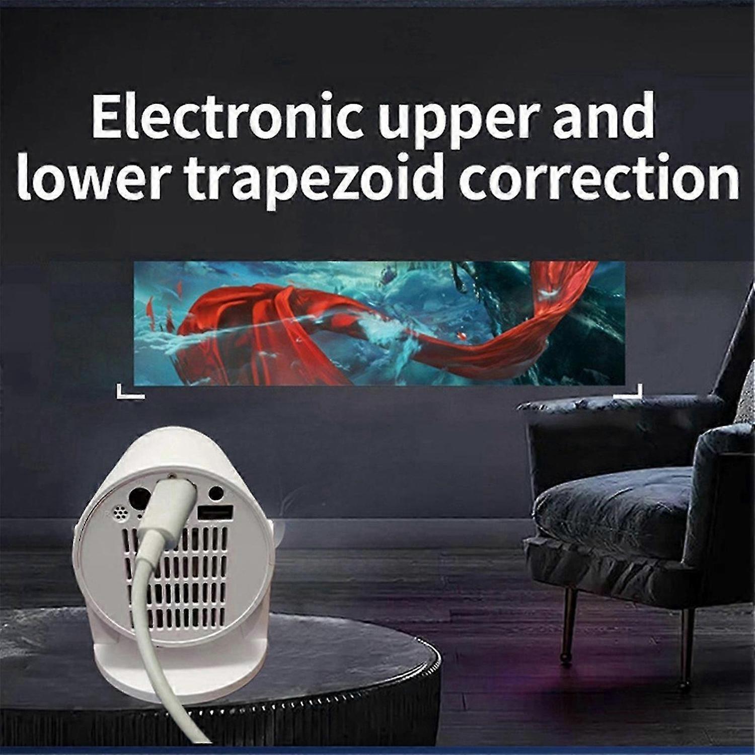 Y200 Mobile Phone Cable Connection with the Same Screen Projector Portable HDMI-Compatible Projector