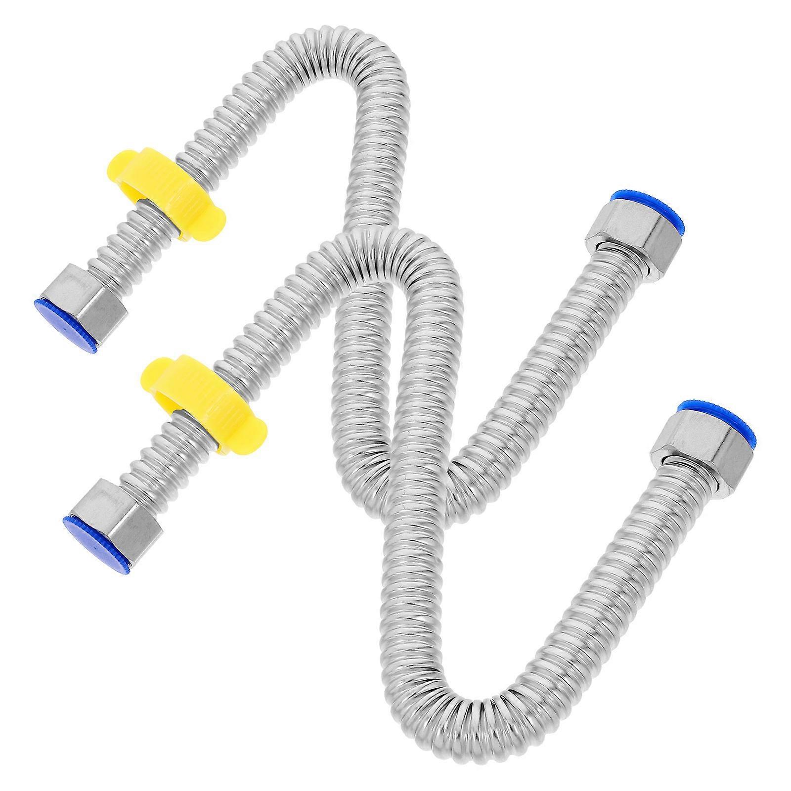High Pressure Toilet Unblock Stainless Hose Easy Installation For Tight Spaces 2Set