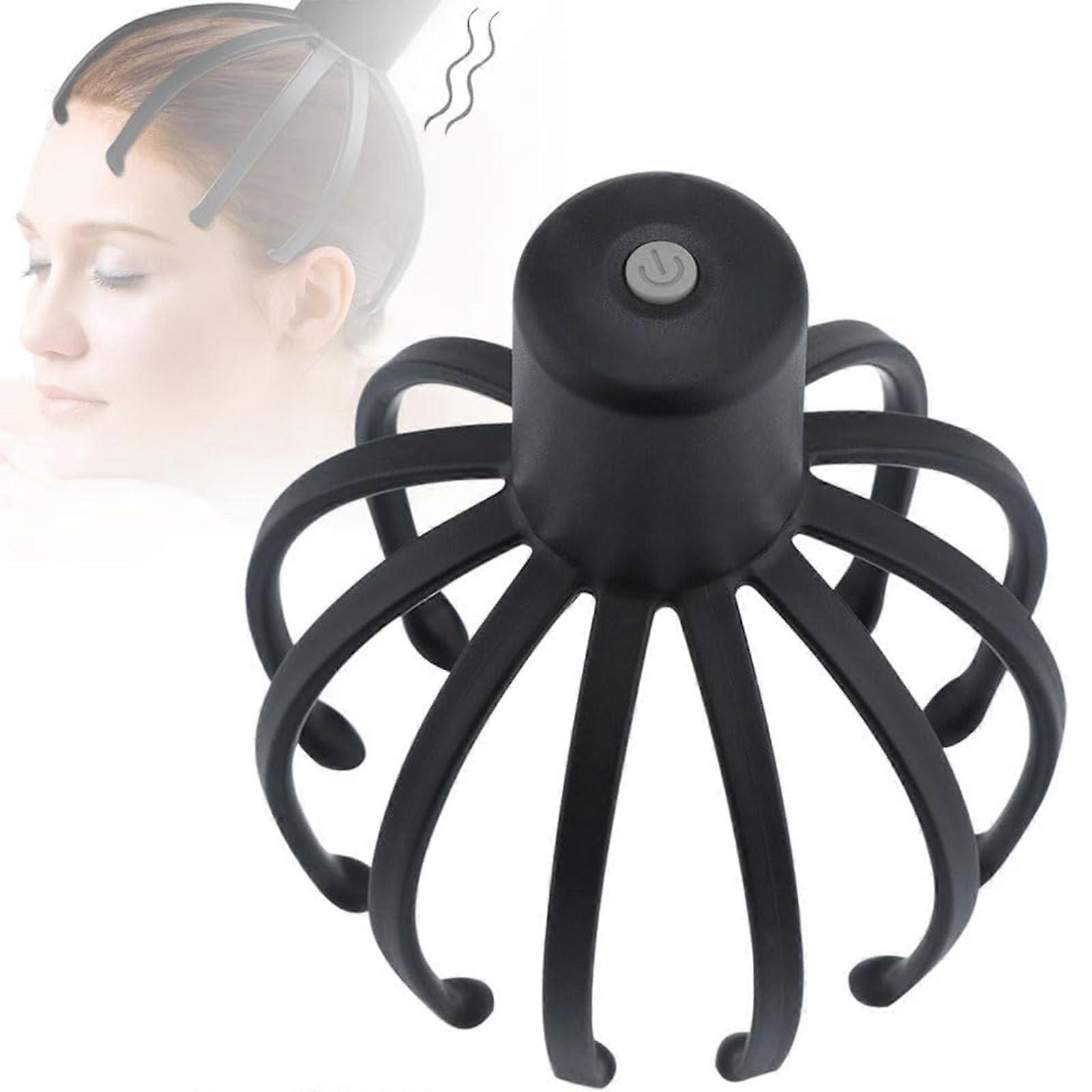 Octopus Head Massager 12-Finger Spider Design Portable Claw Scalp Massager 1 Piece