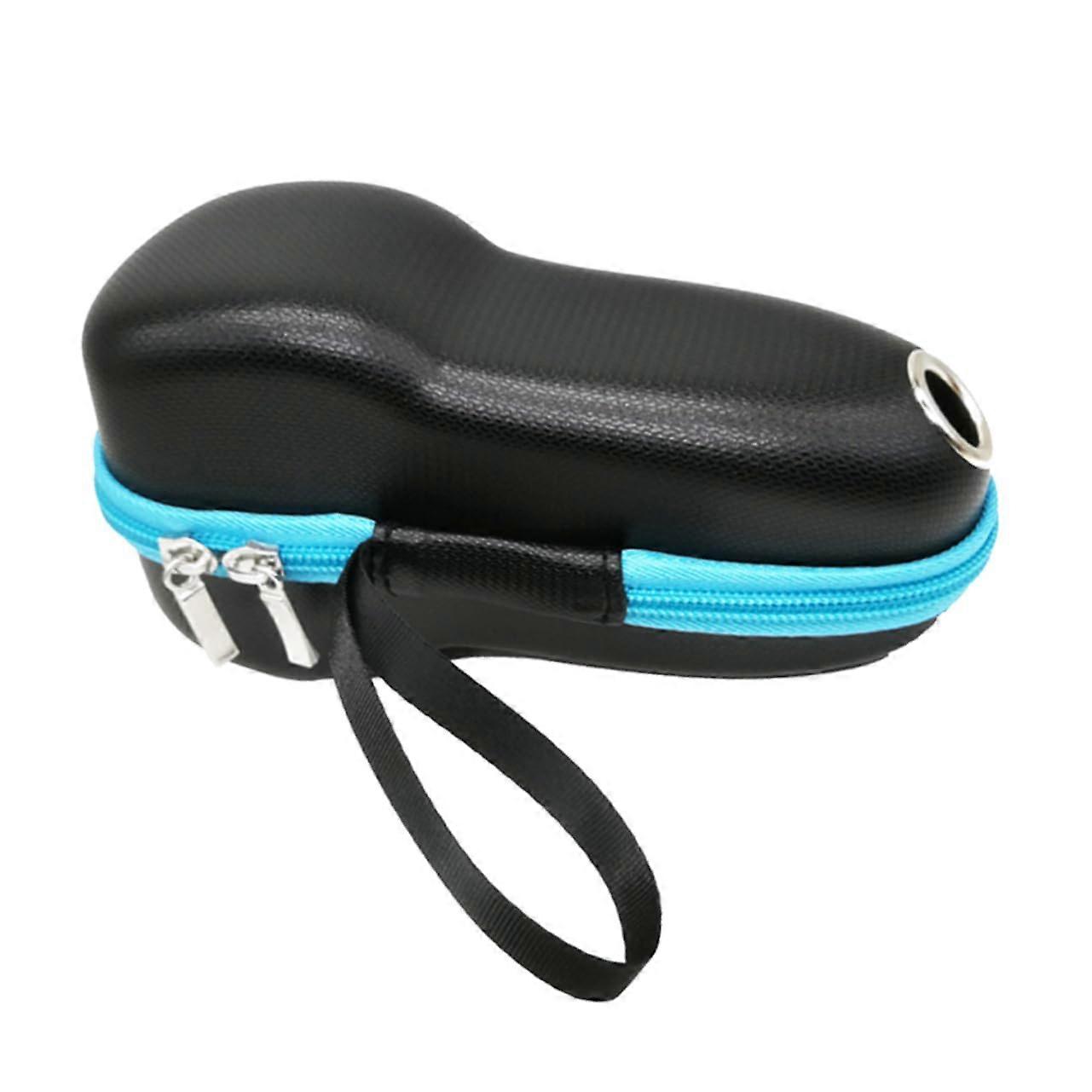 Razor Storage Box Made of PU Material Portable Organizer with Double Zipper for Travel and Daily Use