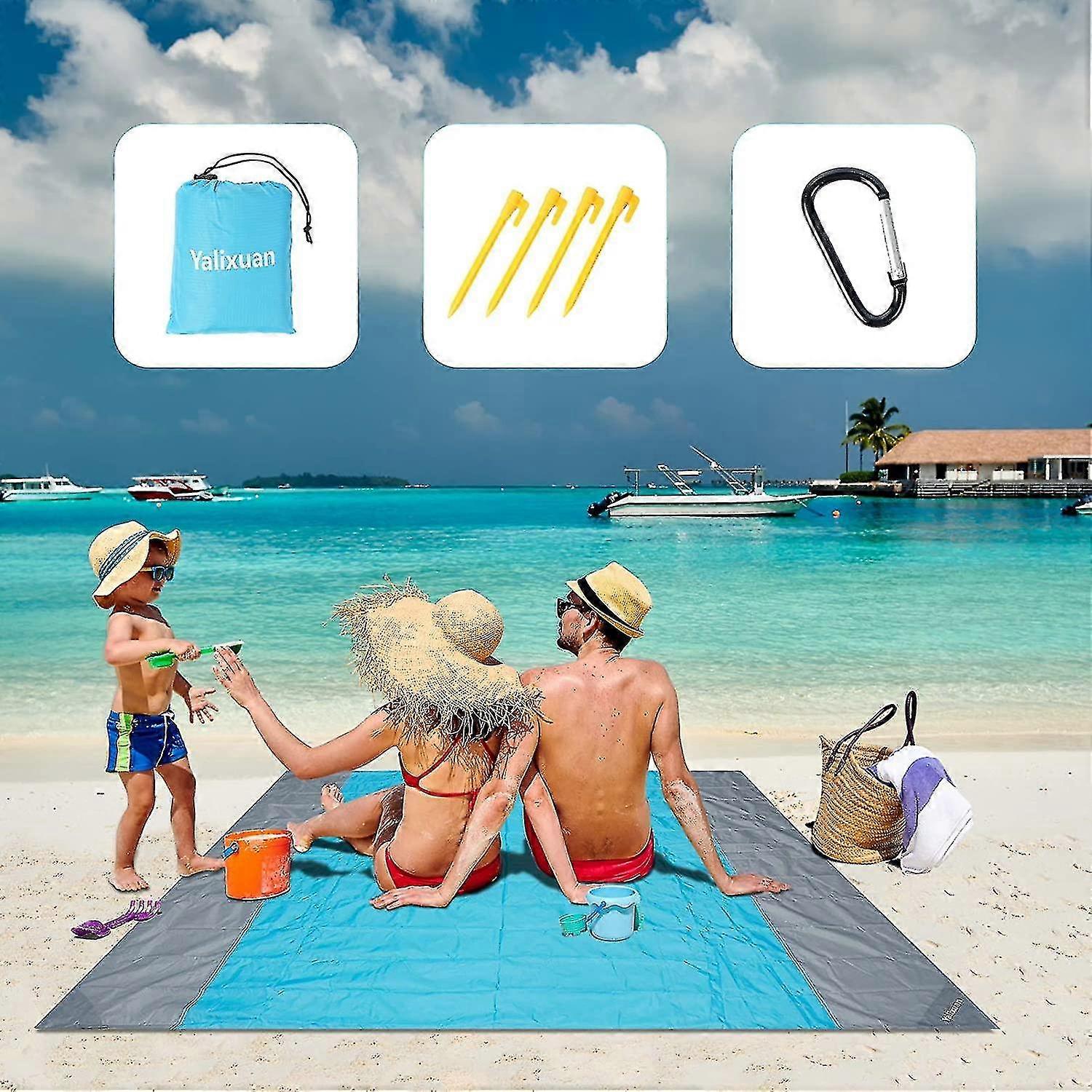 Holiday Essentials - Extra Large Picnic Blanket, 210 X 200cm Beach Mat