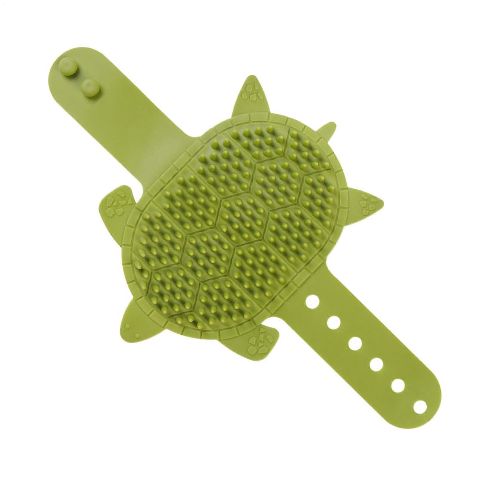 Cat Rubbing Corner Flexible Trimming Tool Sturdy Pet Massager Strap On Groomer With Soft Bristles Shedding Control