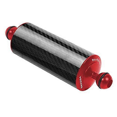 D60mm Dive Float Water Lamp with 1" Double Ball Arm, 108g (20oz) for Underwater Cameras 5/8/10/12" - Red