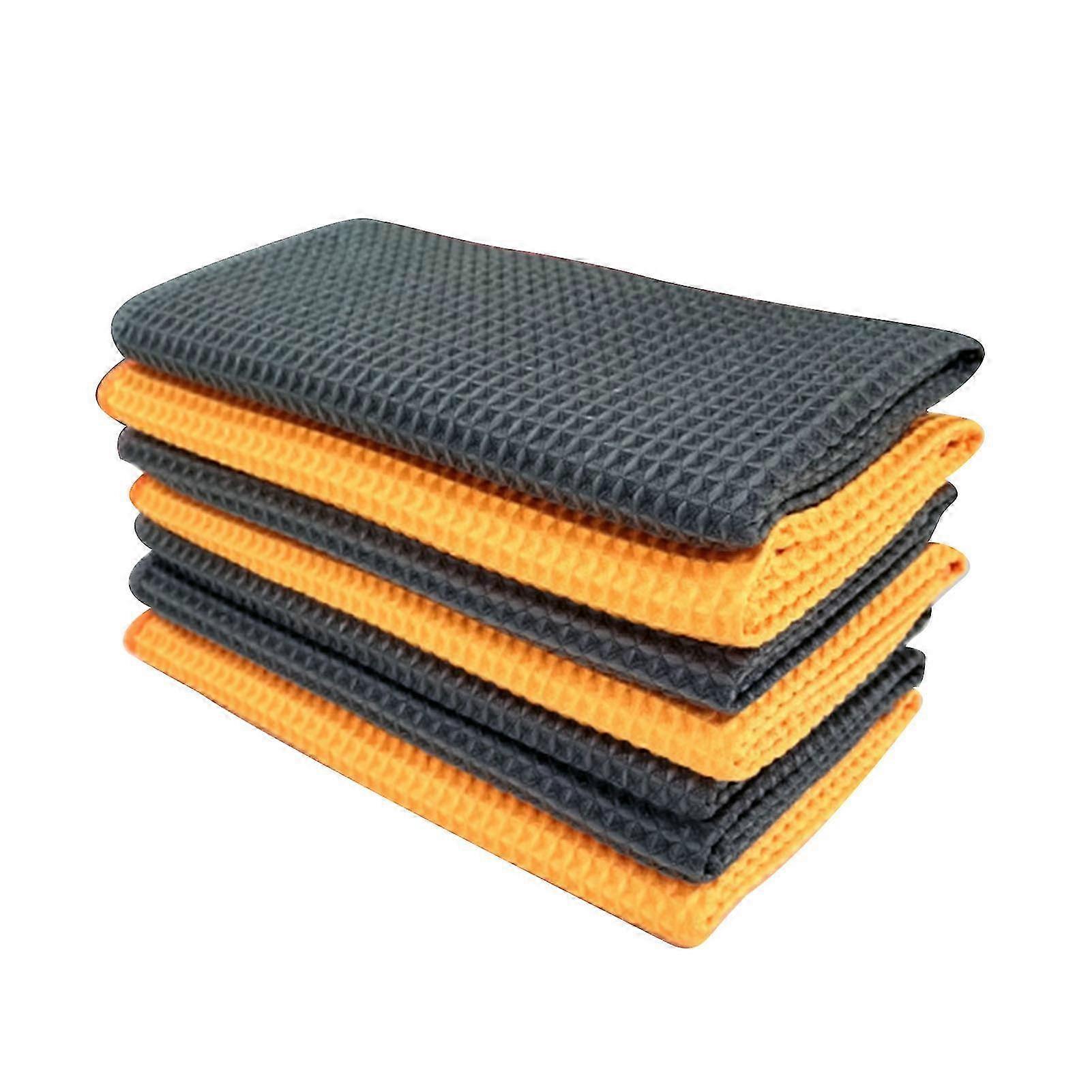 Highly Absorbent Multifunctional Microfiber Waffle Car Cleaning Towels for Windows