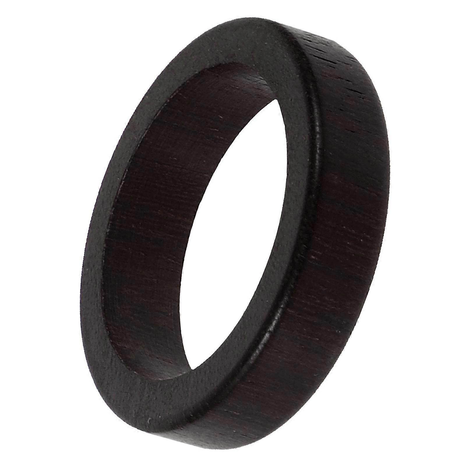 Stylish Unisex Wooden Fashion Ring Lightweight Decorative Index Finger Ring for Parties and Everyday Wear Minimalist Design