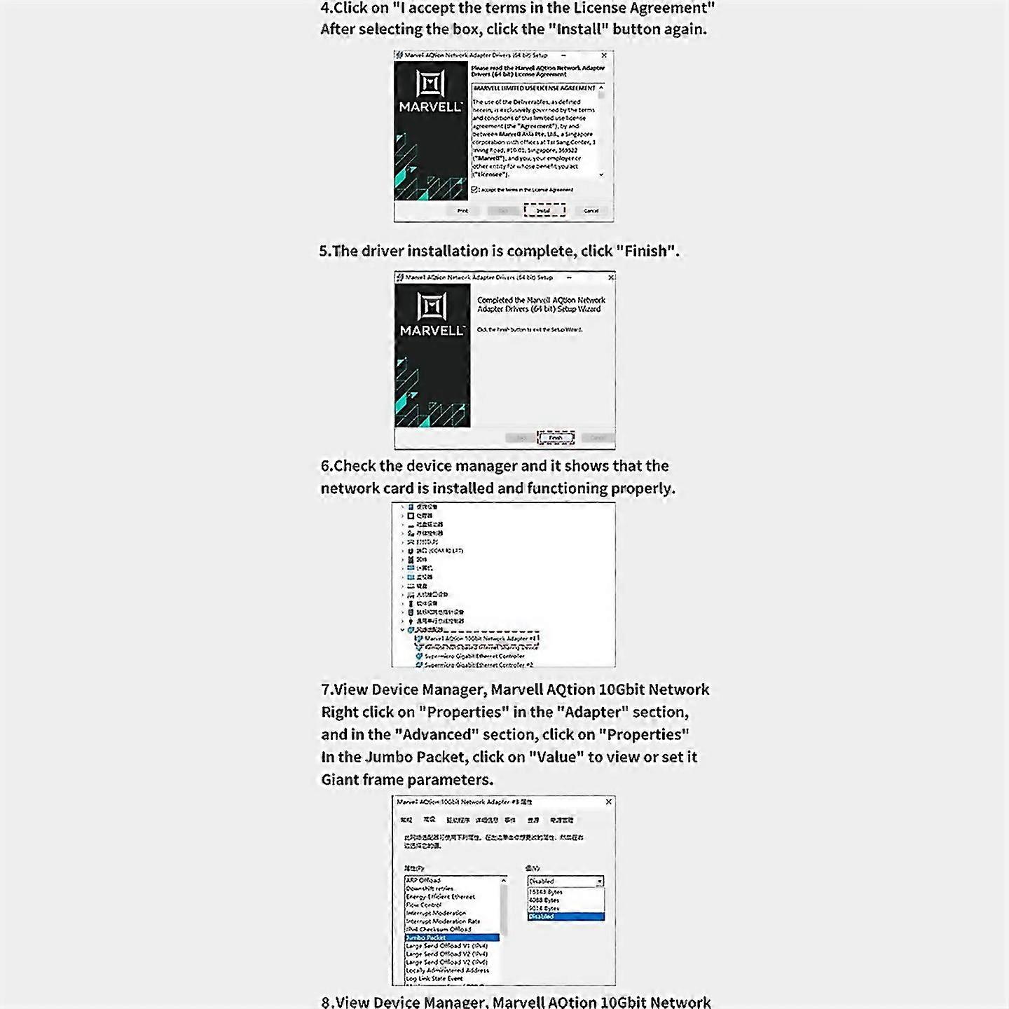 Für USB4 Single Port 10G Netzwerkkarte RJ45 Ethernet Adapter