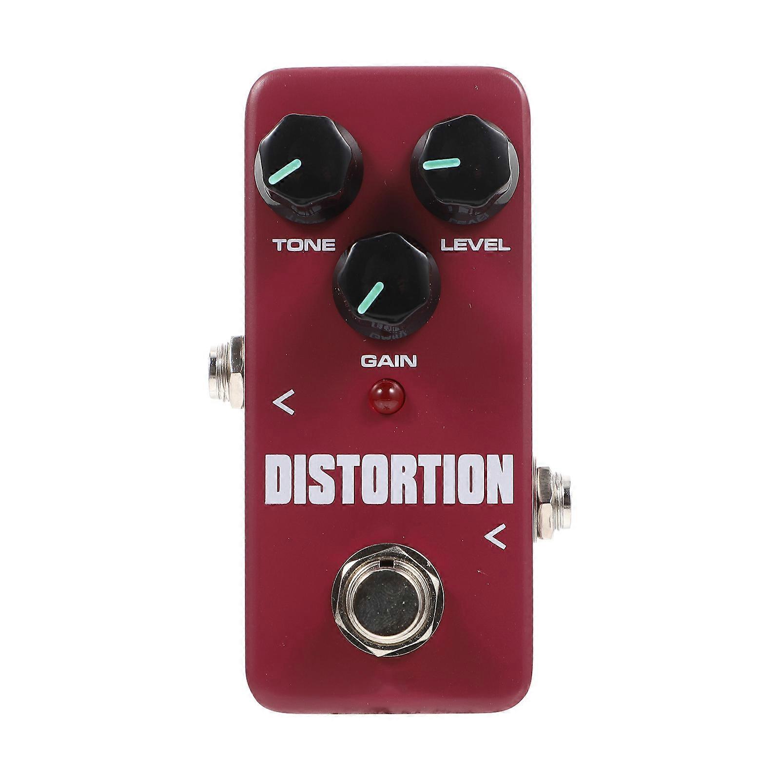 Musical Instrument Guitar Mini Effector Outdoor Use 3.7×2×1.6in 10 Kilohms Output Impedance 1Set