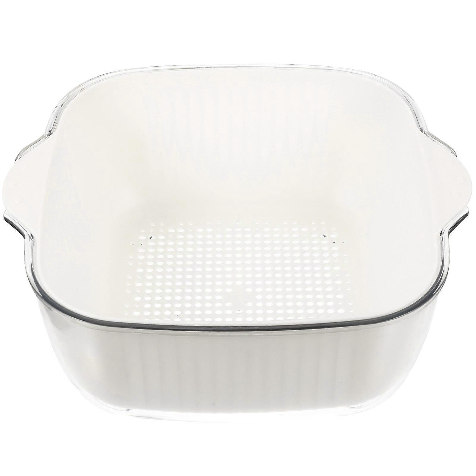 Fruit Washing Basket Kitchen Tool for Home Use with Storage Basket