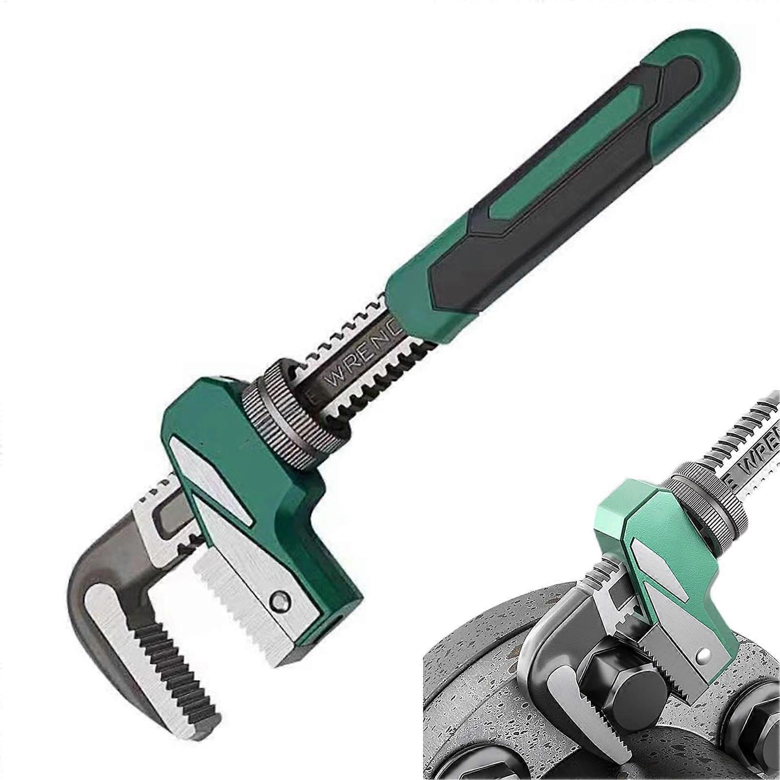 Adjustable Wrench  FType Pipe Wrench, Strength Plumbing Wrench for Pipes