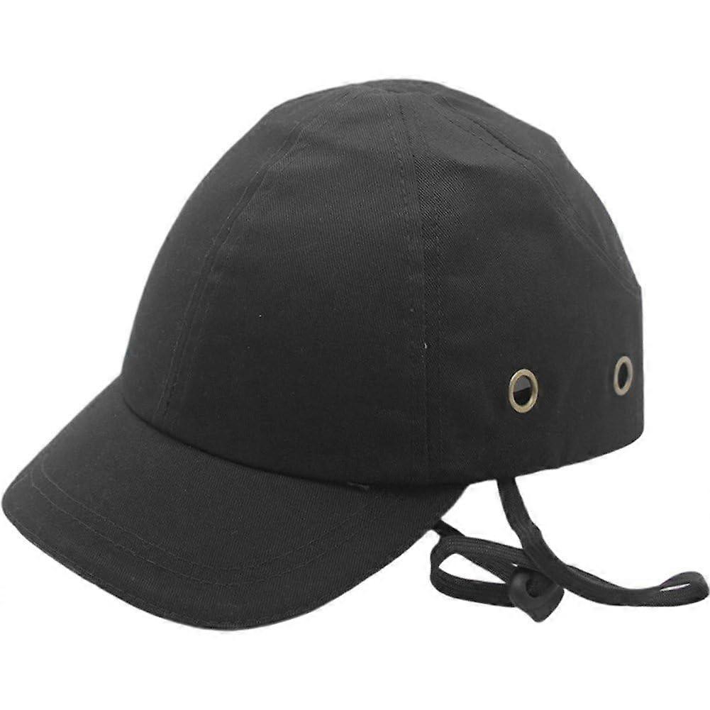 Sicherheits-Anstosskappe Anti-Collision Baseball Cap, Adjustable Bicycle Helmet, Safety Skateboard Helmet, Unisex Black