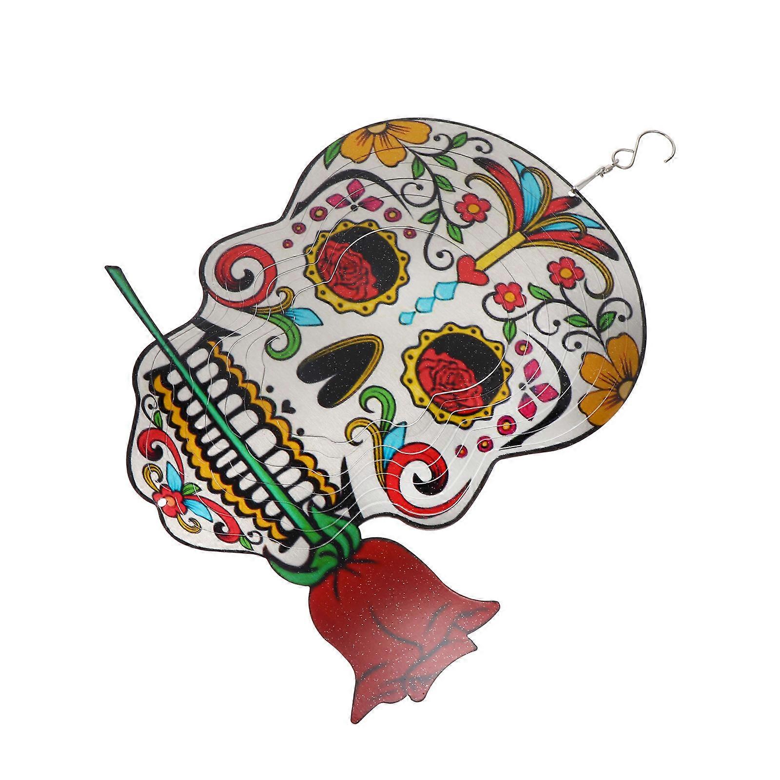 Wind Bells For Outside Unique Wind Chimes 3D Rotary Shape Decorative 1Pack