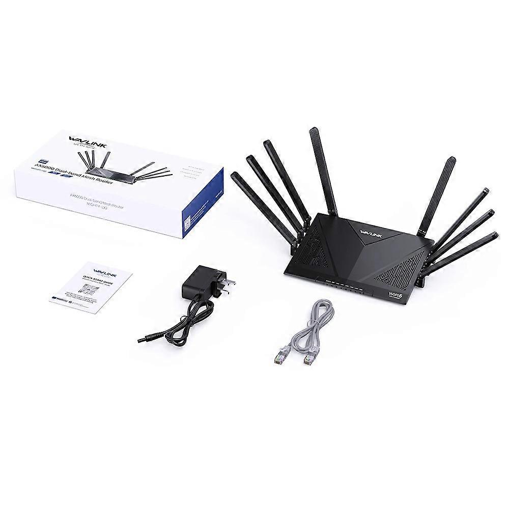 WAVLINK WN536AX6 AX6000 WiFi 6 Router High Speed Dual Band MESH AP Repeater for Gaming UK Plug