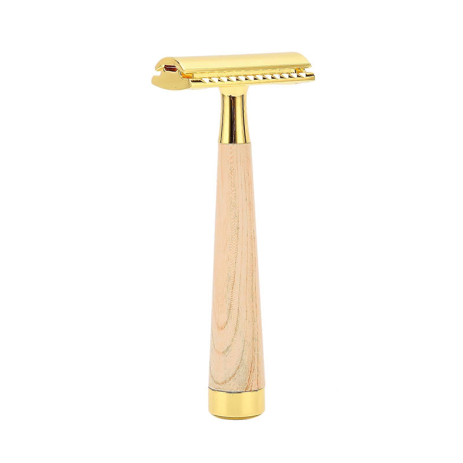 Portable Double Edge Razor Resuable Zinc Alloy Washable Safety Razor for Home Salon