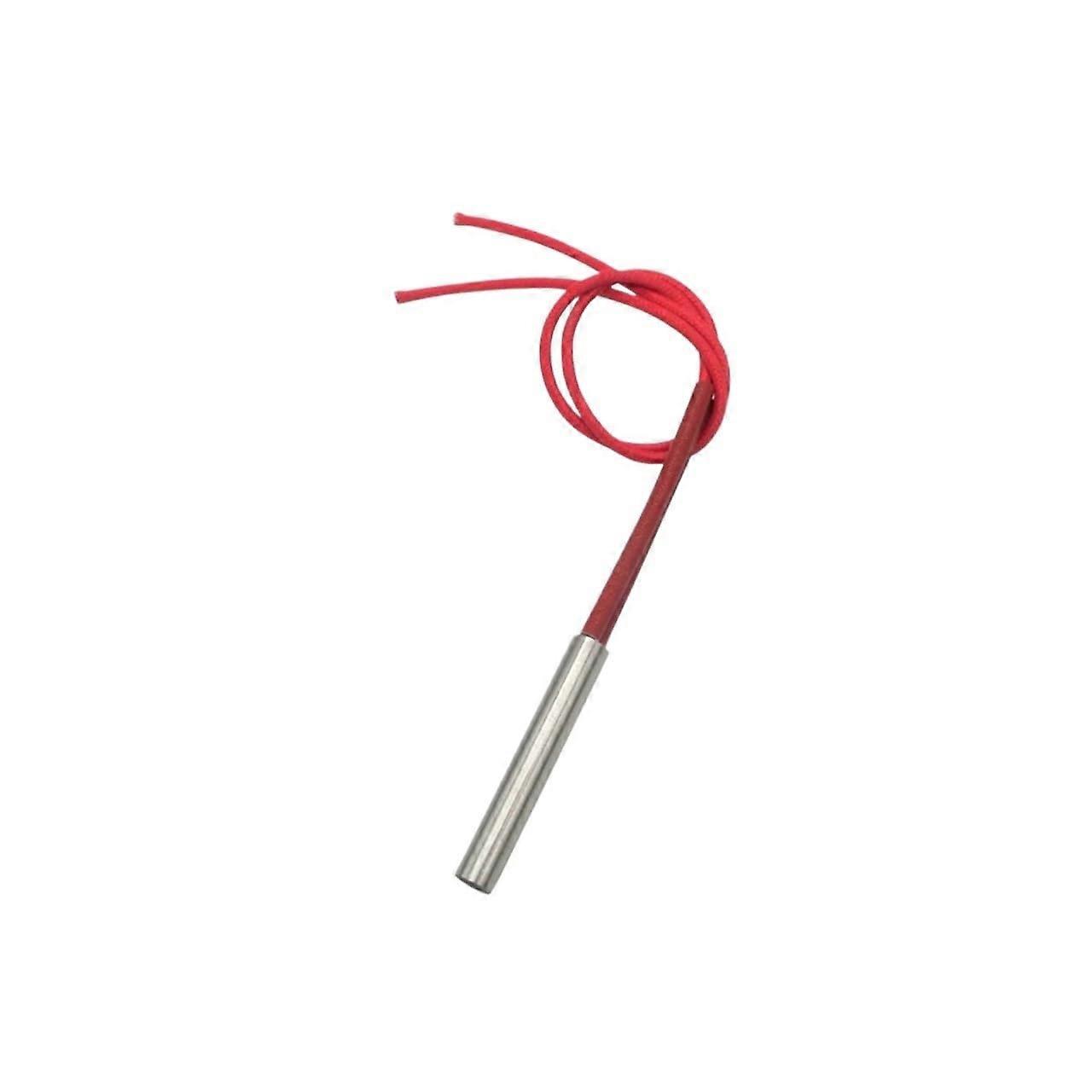 220V Heating Element, 2-Pack, 9x40mm Single-Sided Heater Tube, AC110/380V, 120W 304 Stainless Steel, 30cm Cable