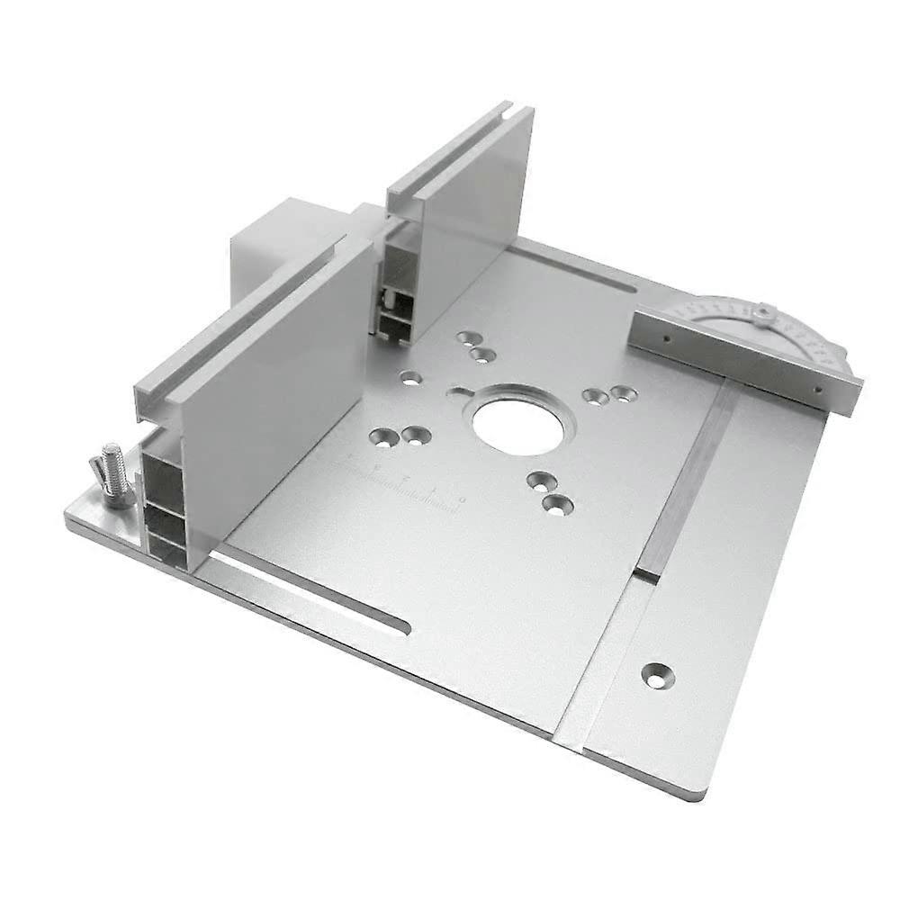 Set of 3 Router Table Insert Plate Aluminium Alloy Wood Milling Flip Board