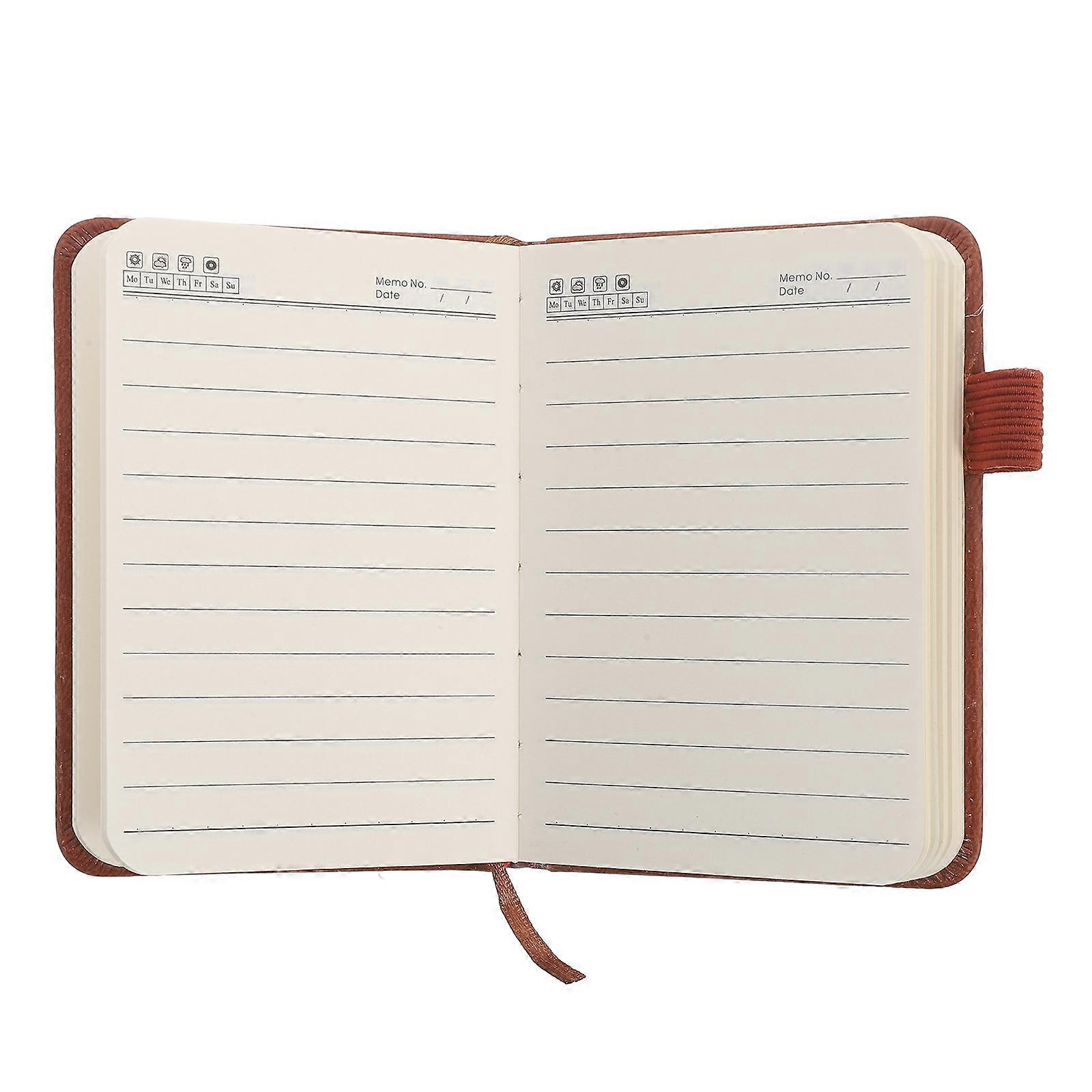 Compact Portable Notepad with Thick Lined Pages and Imitation Cover for Writing, Diary, and Note Taking – Ideal for Students, Office, and Travel