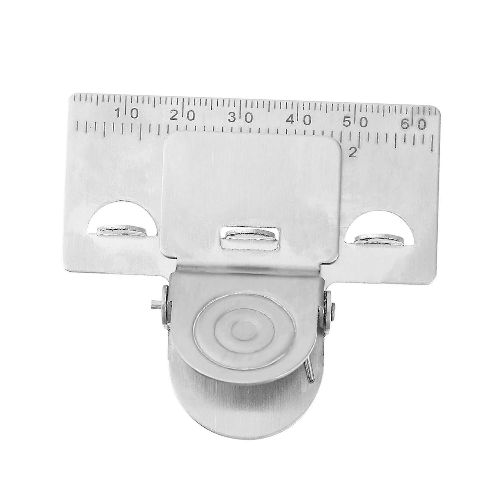 Tape Measure Clip 1 Piece Stainless Steel Small Tape Holder Positioning Clip Silver