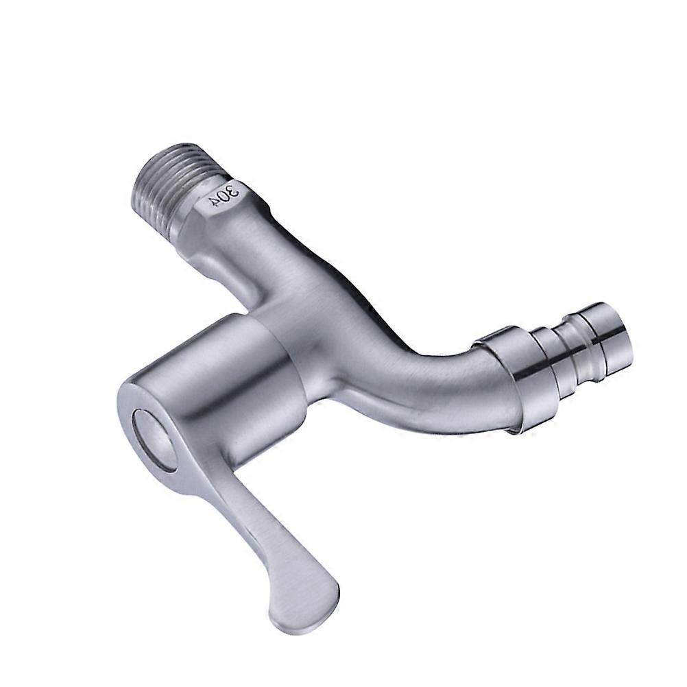 Stainless Steel Single Handle Water Faucet for Home Use Durable and Practical Silver