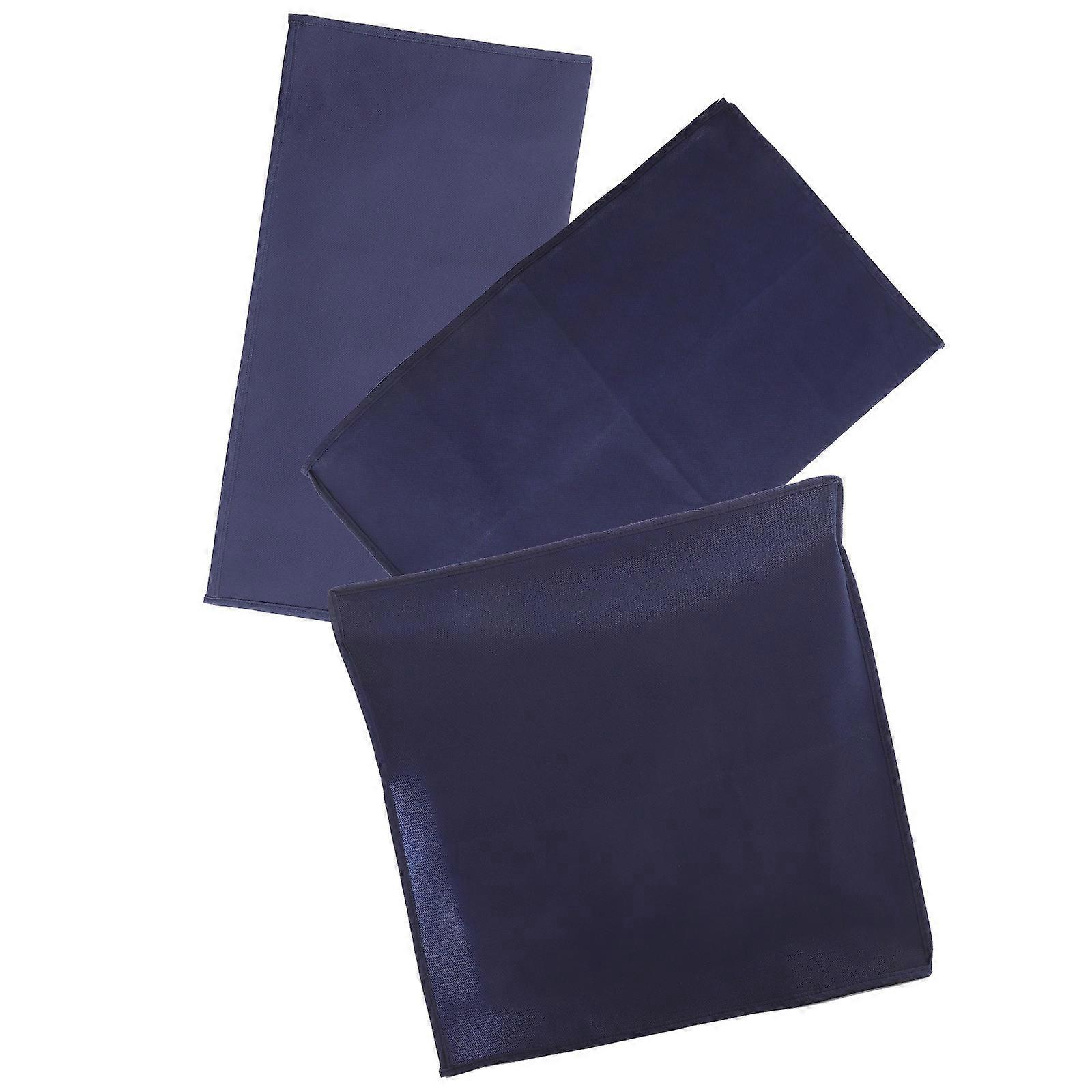 Dustproof Computer Cover Set For Home Use Blue Cloth Easy Installation 1Set