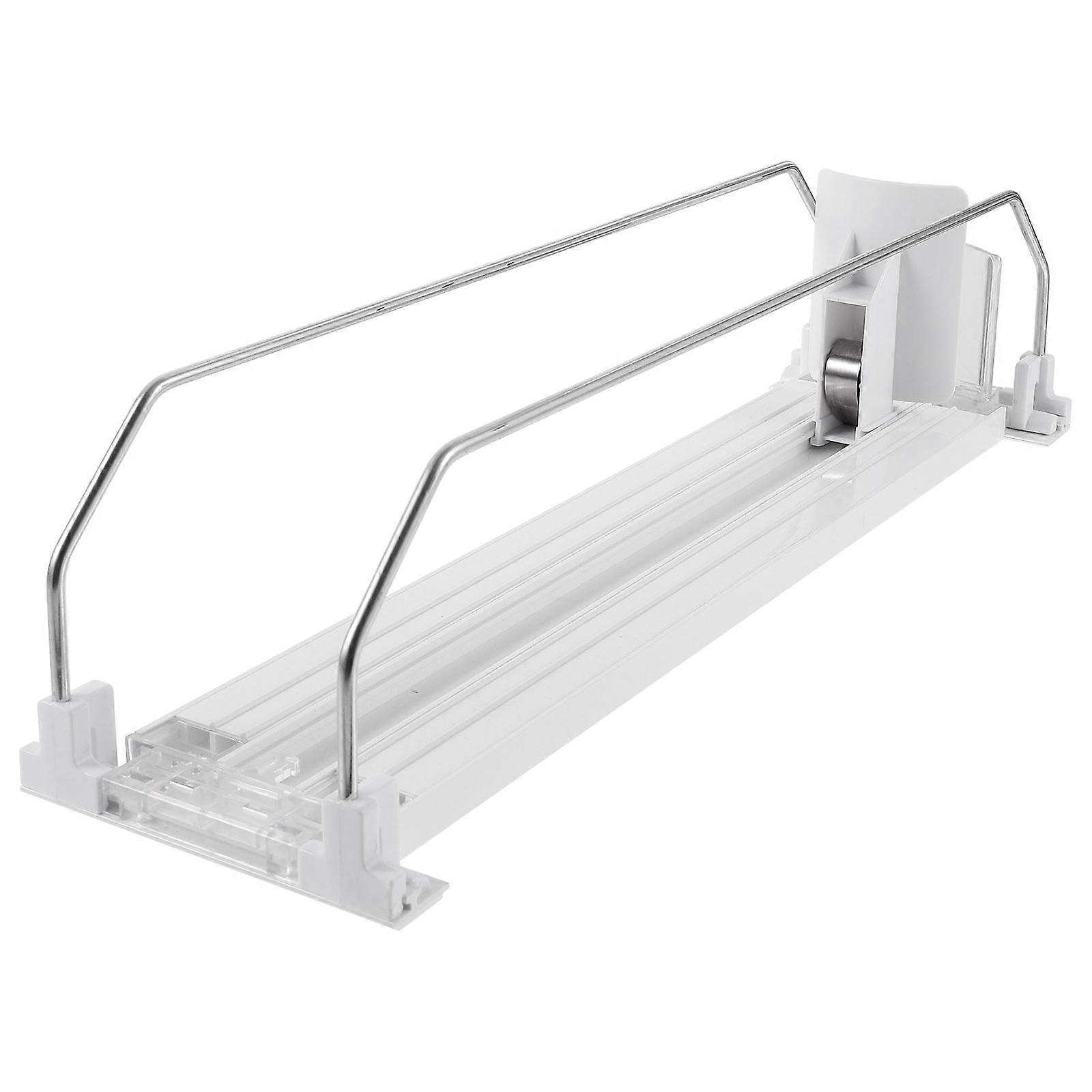 Supermarket Shelf Pusher for Beverage Dispenser and Drink Organizer with Automatic Pusher System for Supply Organization