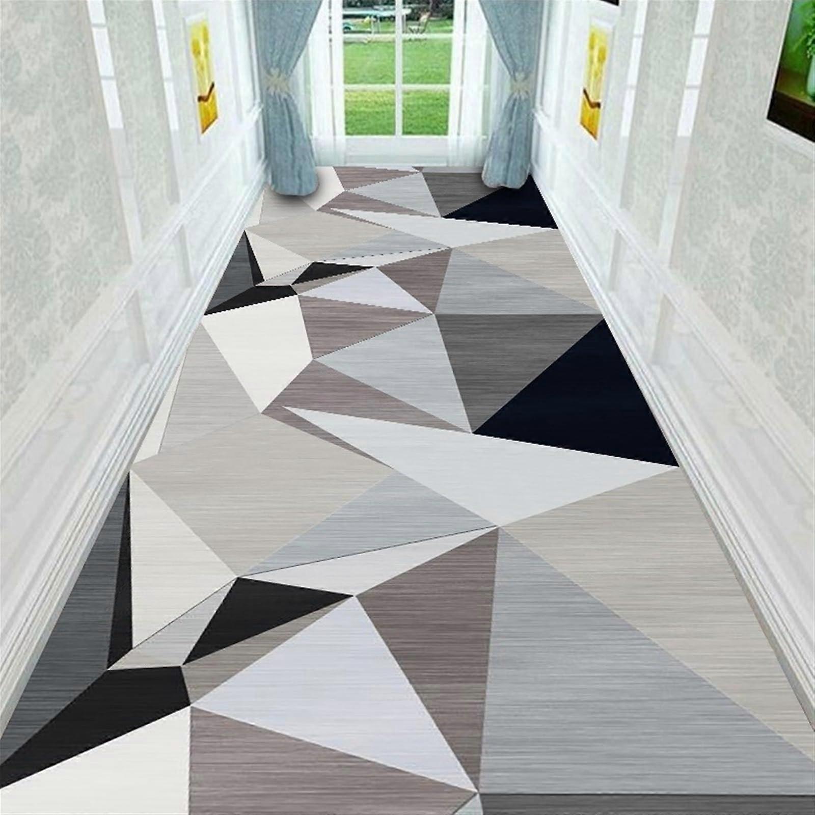 Carpet Runner Hallway, AntiSlip Floor Mat, Machine Washable, Hallway Runner (80x100CM)