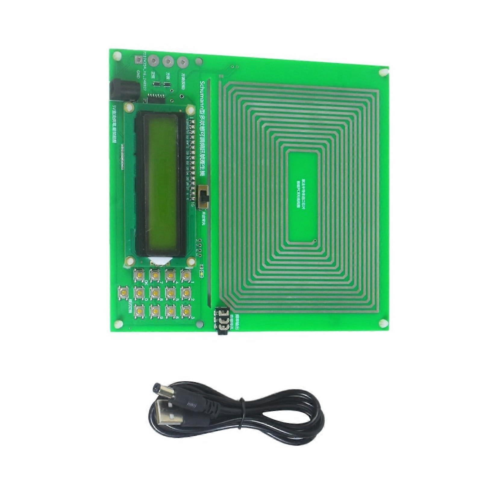 Precise 7.83 Hz frequency signal generator for enhanced sound perception and overall health improvement