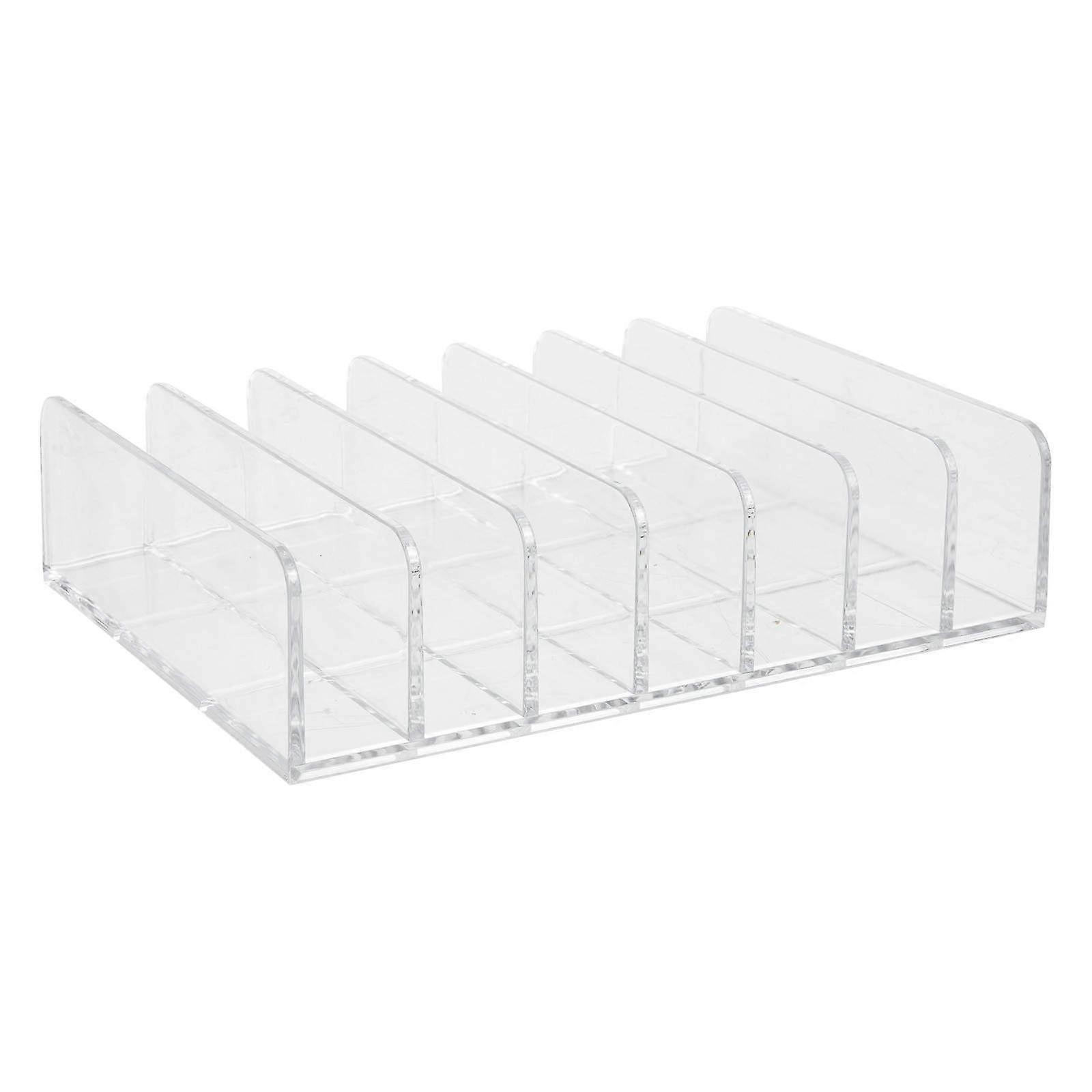Transparent Eyeshadow Organizer Multi Makeup Holder Compact Cosmetic Storage Durable Stylish Design for Dressing Table Counter