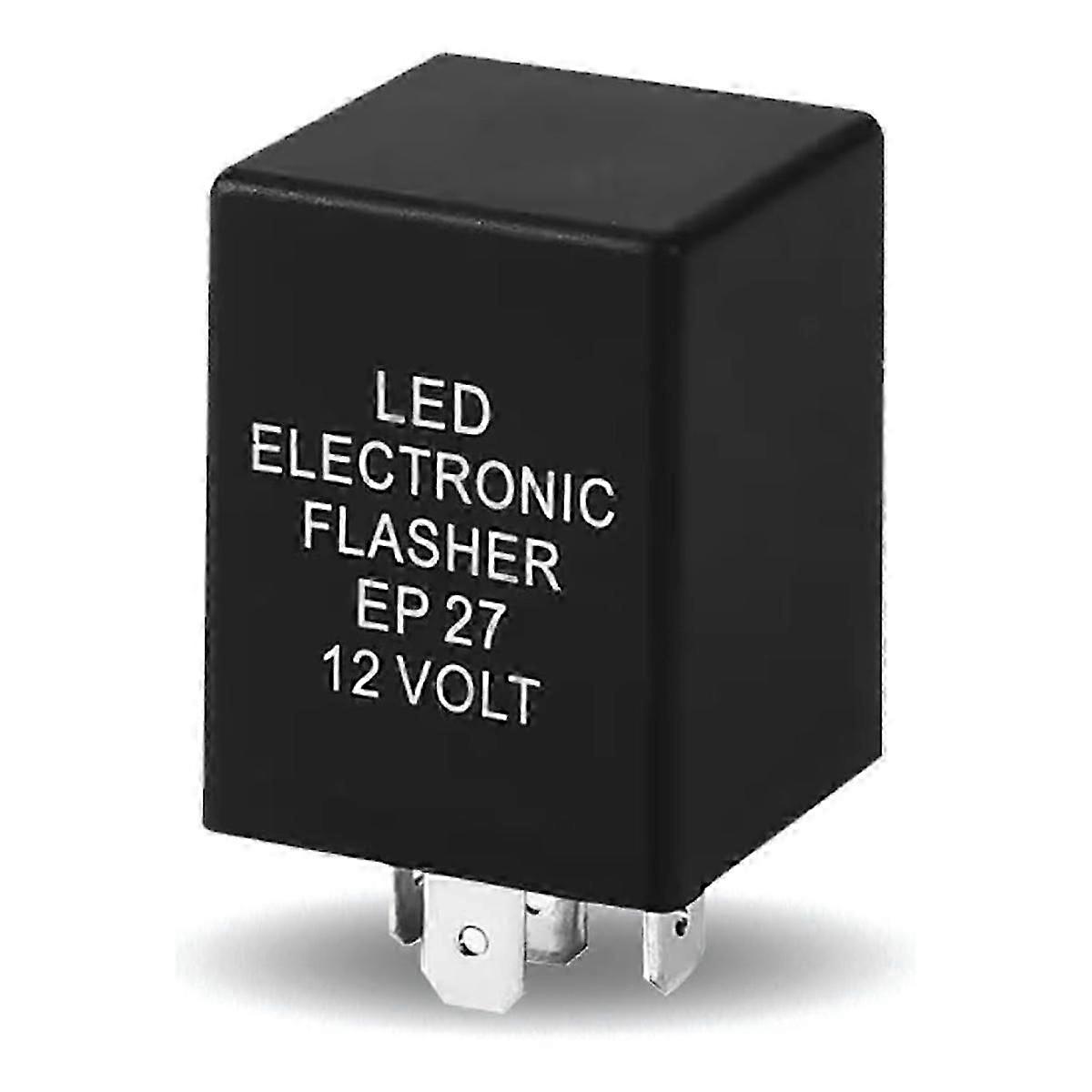 EP27 LED-Blinkrelais, 5-poliges Blinkrelais für LED-Blinker, elektronische Blinkanzeige für fil