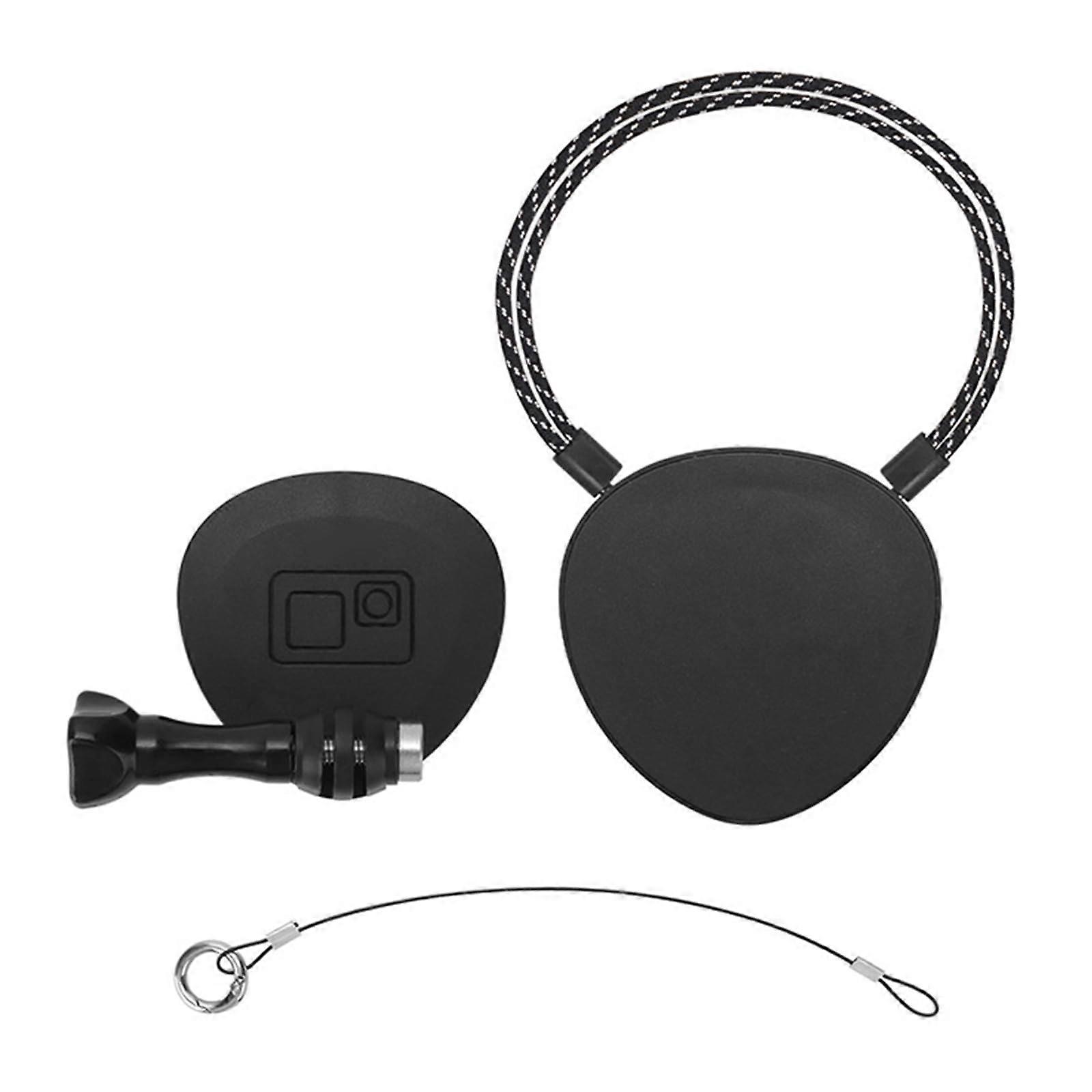 Secure Chest Mount for Action 5pro Cameras, Adjustable Sports Camera Strap with Magnet, Multi-Angle Design, Black