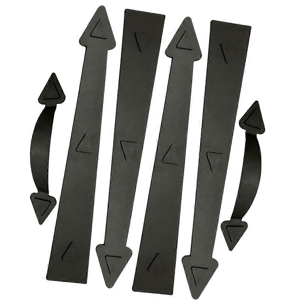 Decorative Magnetic Garage Door Handles for Home Style Enhancement Black Plastic 1 Piece