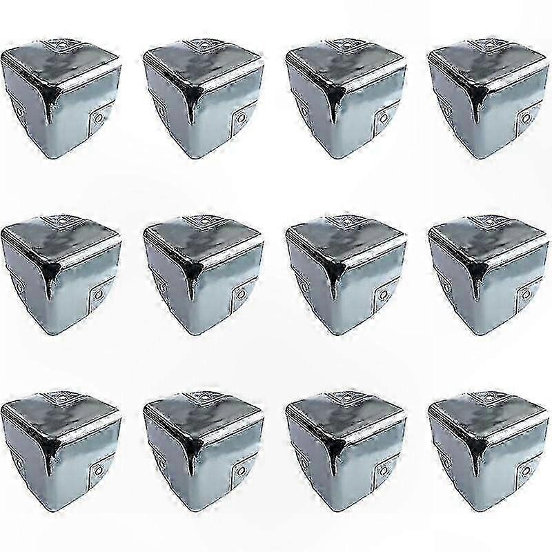 Metal Corner Protectors for Furniture - 12 Pack Edge Guards for Table and Sharp Corners