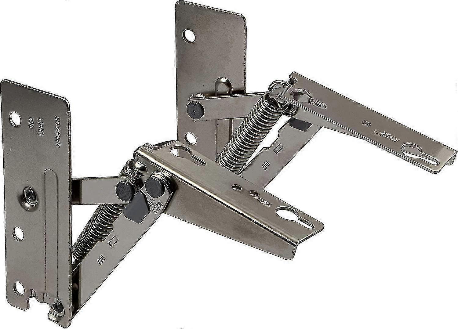90 Degree Folding Hinge with Symmetrical Spring and Cabinet Bracket for Up-and-Down Door and Sofa Hi