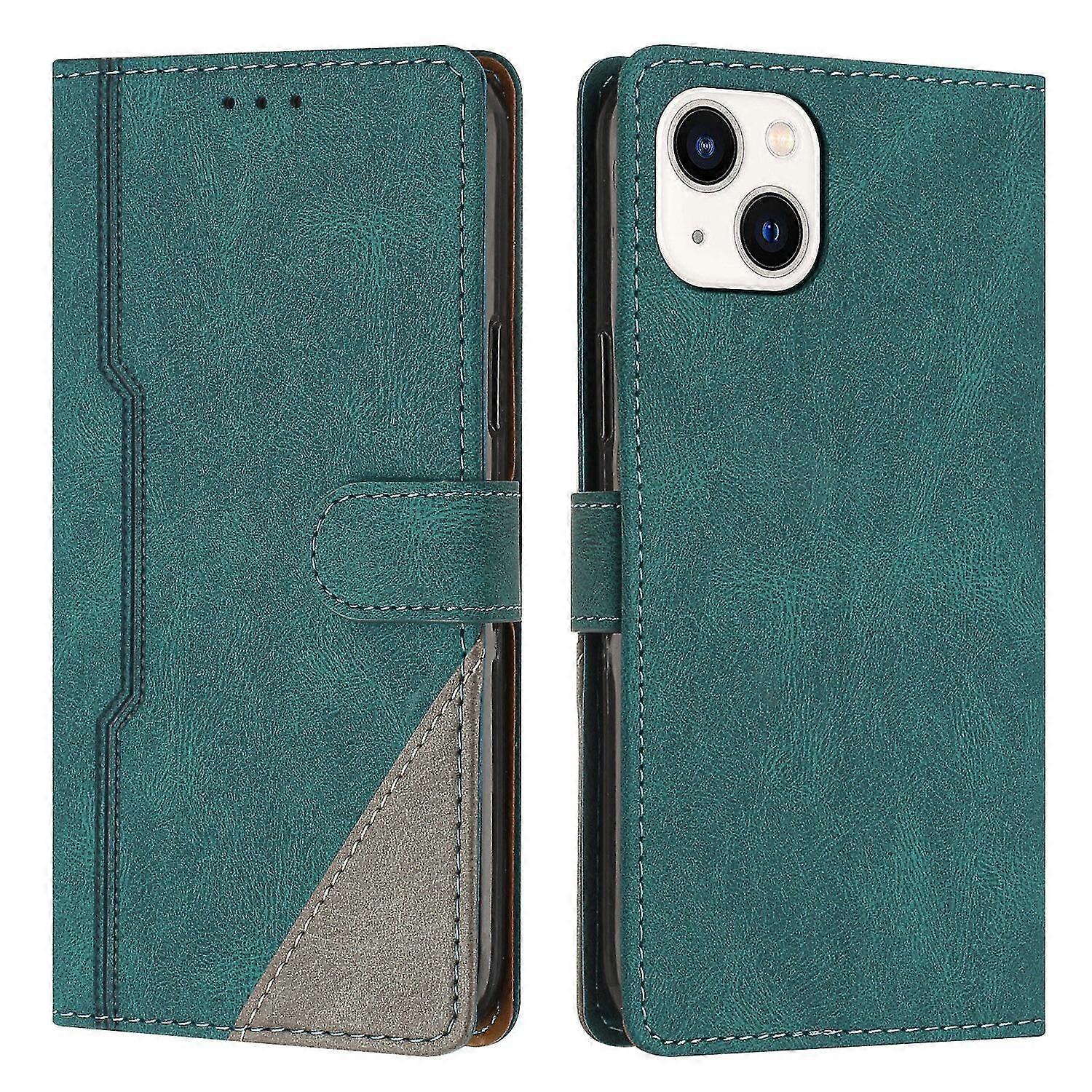 Leather Magnetic Clasp Case with Flip Wallet Stand Function Cover for