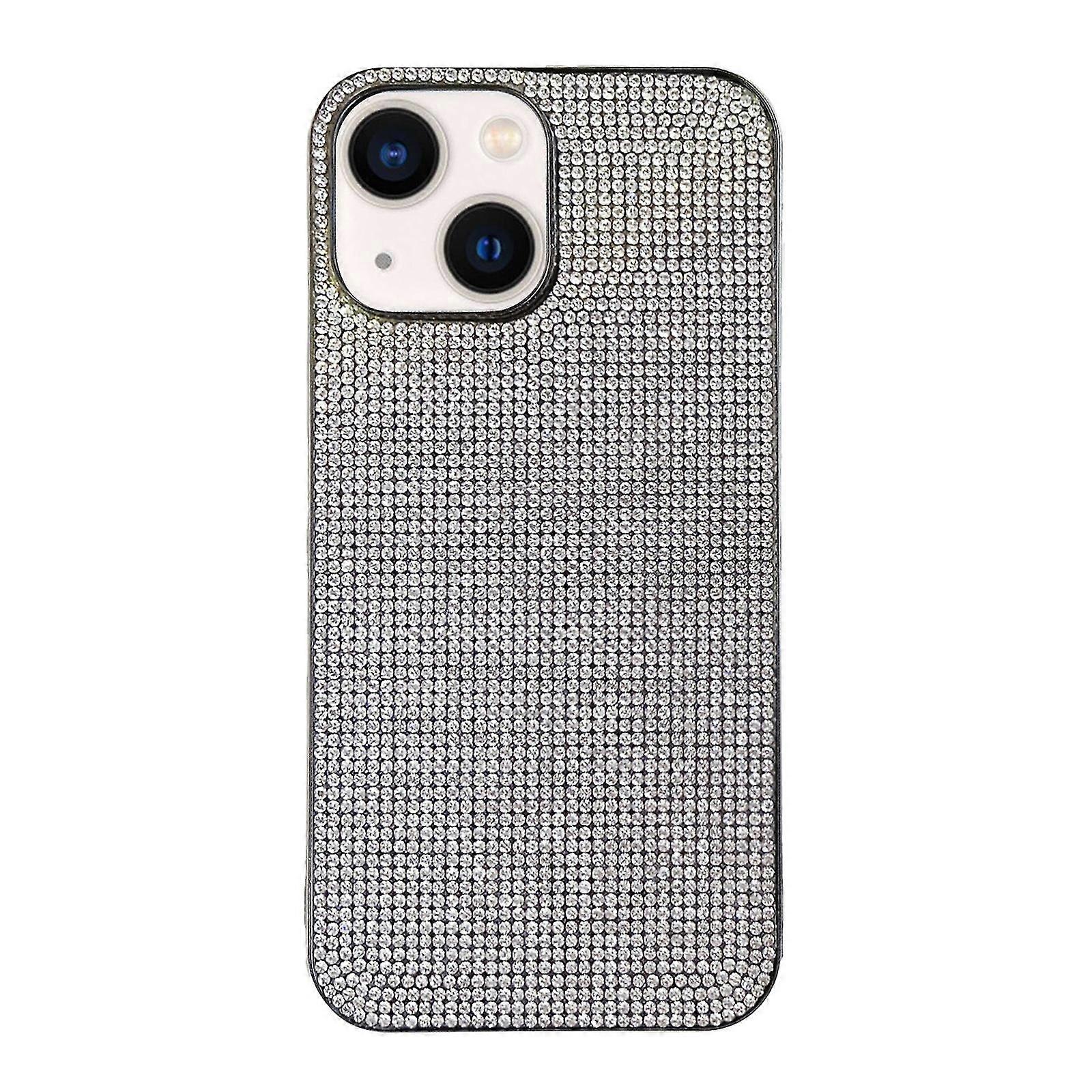 For iPhone 12 Solid Color Diamond TPU Phone Case