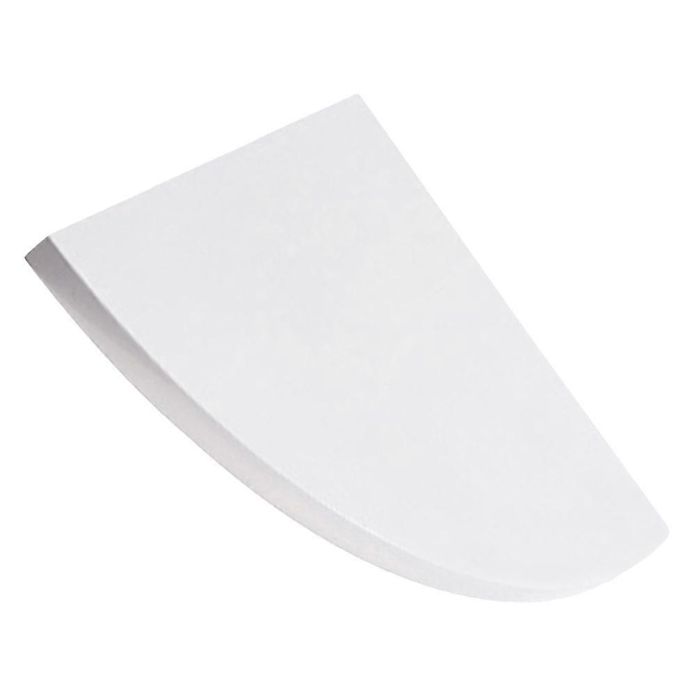 White Plastic Corner Shelf for Home Use Wall Mount Bathroom Organizer Fits Most Spaces