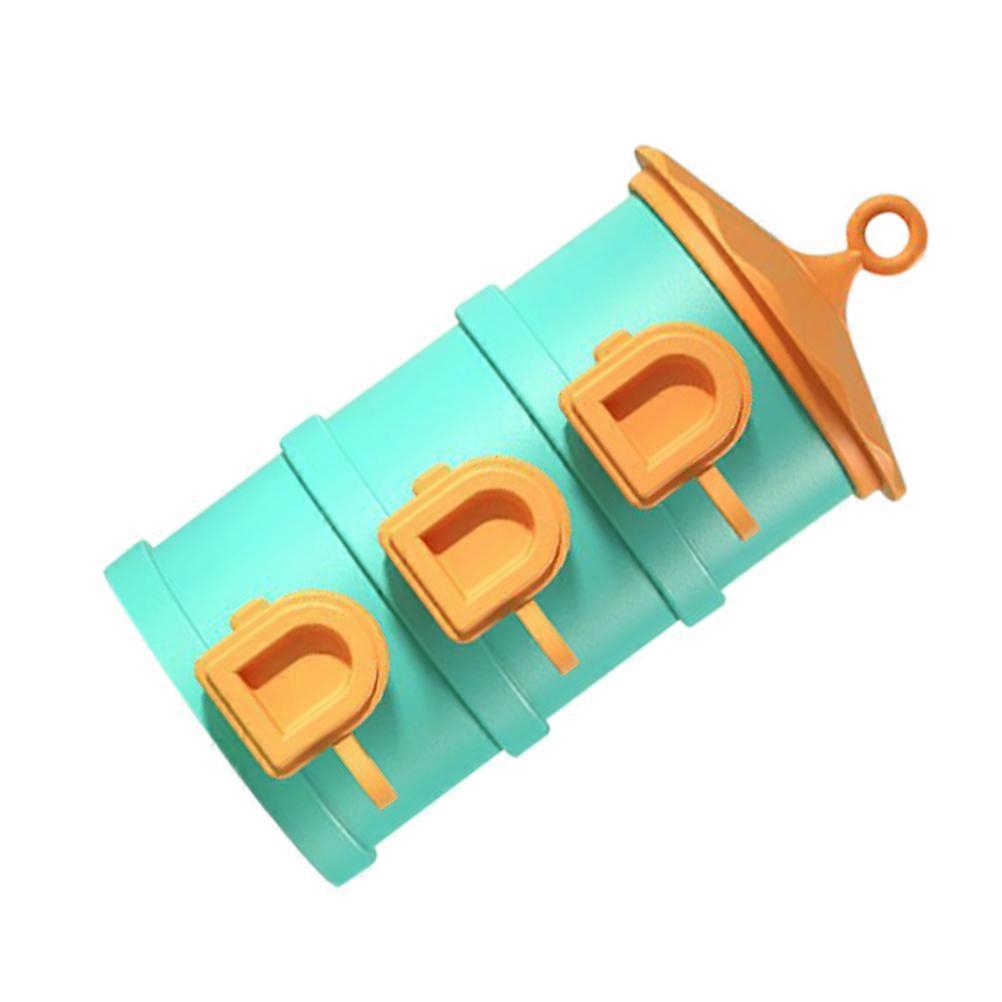 Milk Powder Travel Container 3-Tier Storage Box Multifunctional With Inner Lid Outdoor Use 1 Set