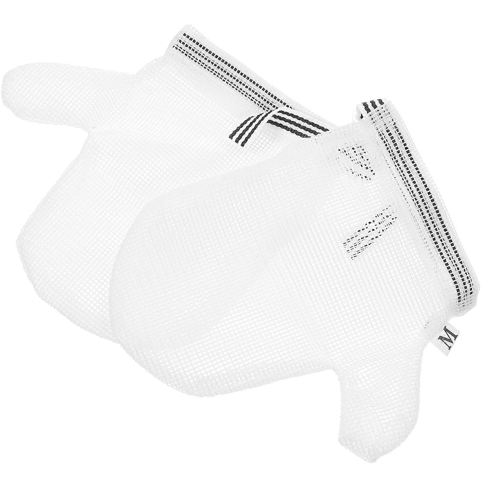 Breathable Finger Stop Gloves for Kids Comfortable Nail Biting Guard to Protect Skin and Prevent Thumb Sucking, Random Color
