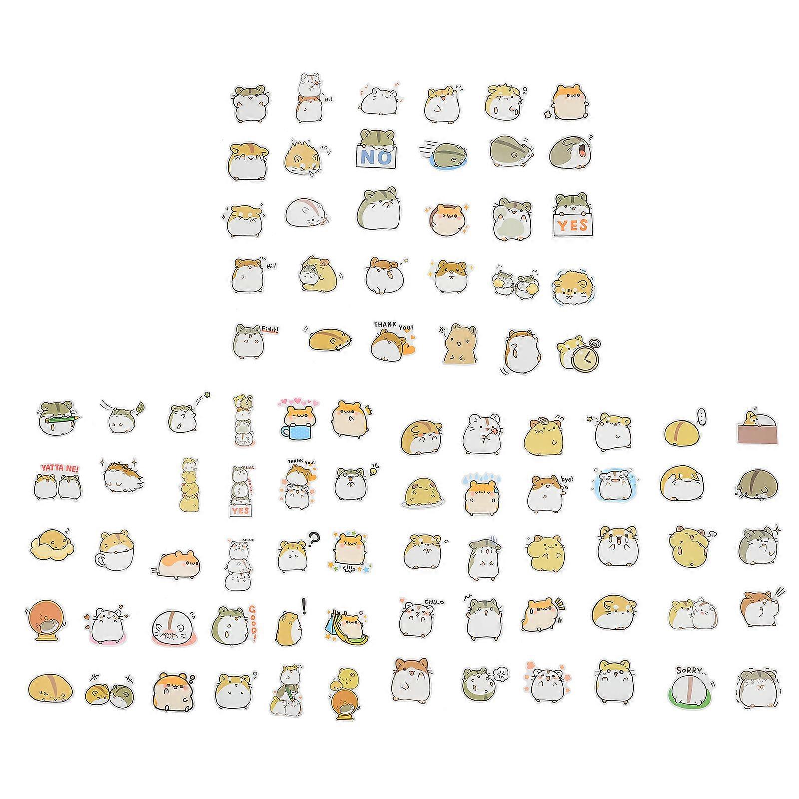 DIY Scrapbooking Stickers 200Pcs Cartoon Style Decorations For Photo Albums And Mobile Phones Affixable Use