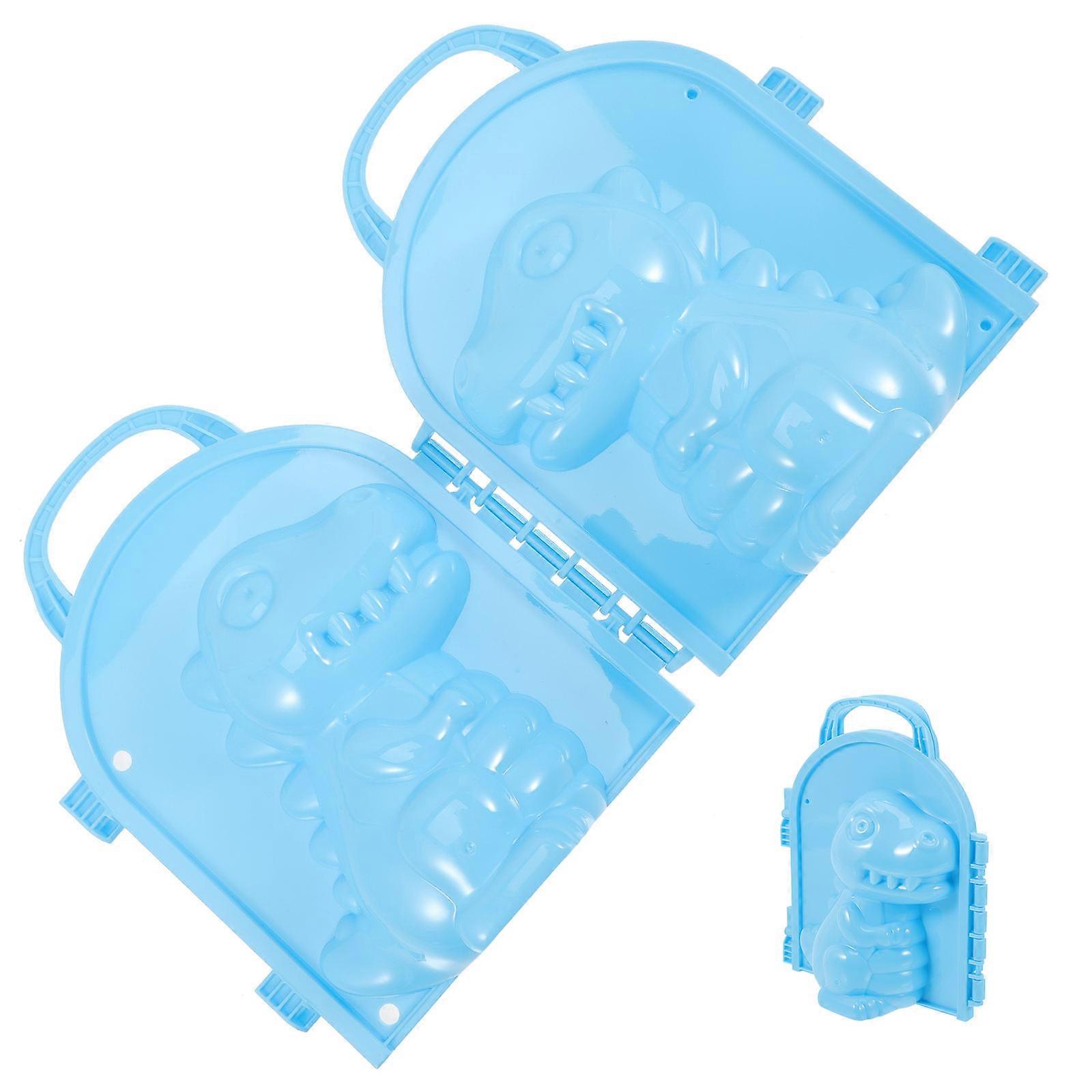 Sky-blue Plastic Maker Tool Suite for Kids to Play in Winter 1 Set
