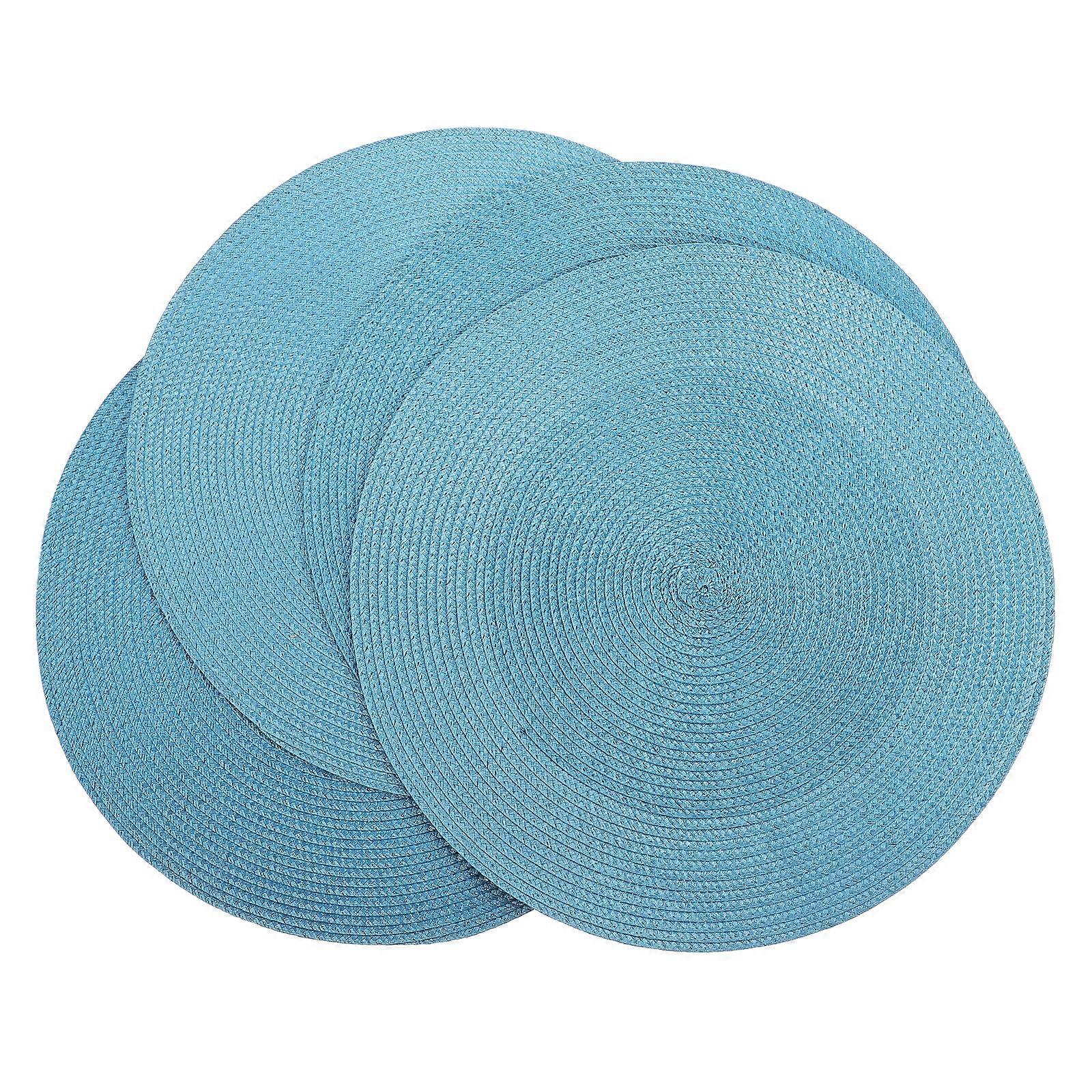 Heat Insulation Table Coasters for Kitchen Use Blue Pp Anti-Slip Function 4Pcs