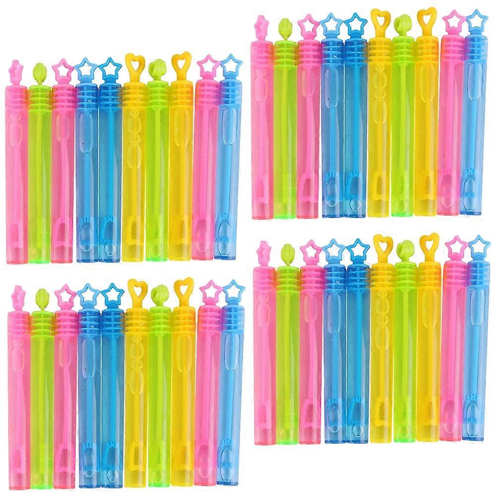 Bubble Wand Set For Kids Outdoor Play Assorted Blowing Bubbles 64Pcs