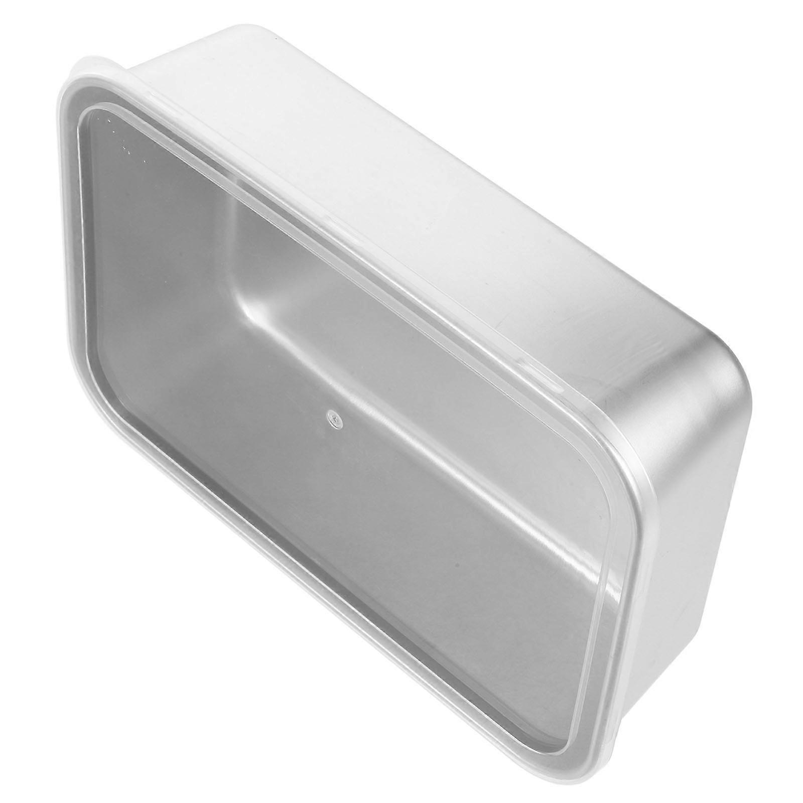 Stainless Steel Tiramisu Steaming Mold with Lid Thickened Tray Baking Pans 1 Set Cake Pan for Steaming and Serving Cakes