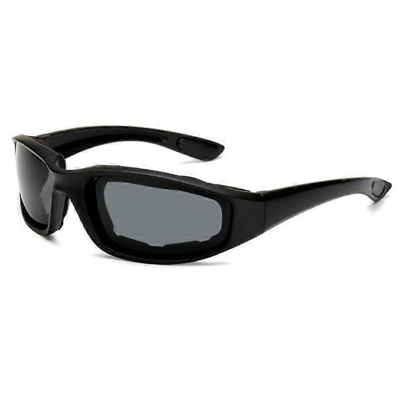 Motorcycle Goggles Men Foam-Padded Windproof Dustproof Sunglasses Outdoor Gray