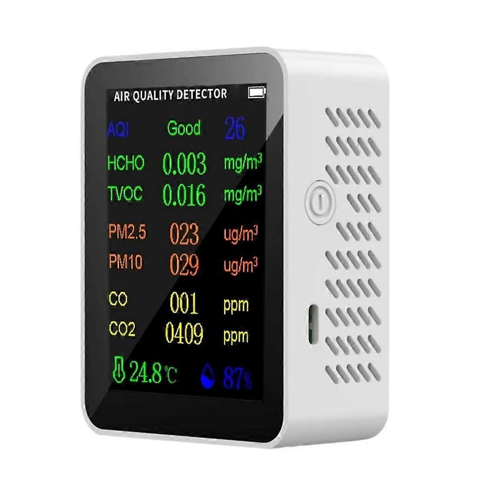 Innenraumluftqualitatsdetektor Real-Time Portable 10-In-1 Monitor With Alarm Indoor Air Quality Tester Area B