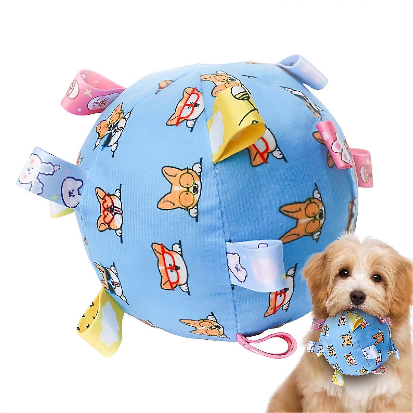 Interactive Dog Toy Ball for Teeth Cleaning - Durable Chew Toys for Small, Medium, and Large Dogs, Bissfest Material
