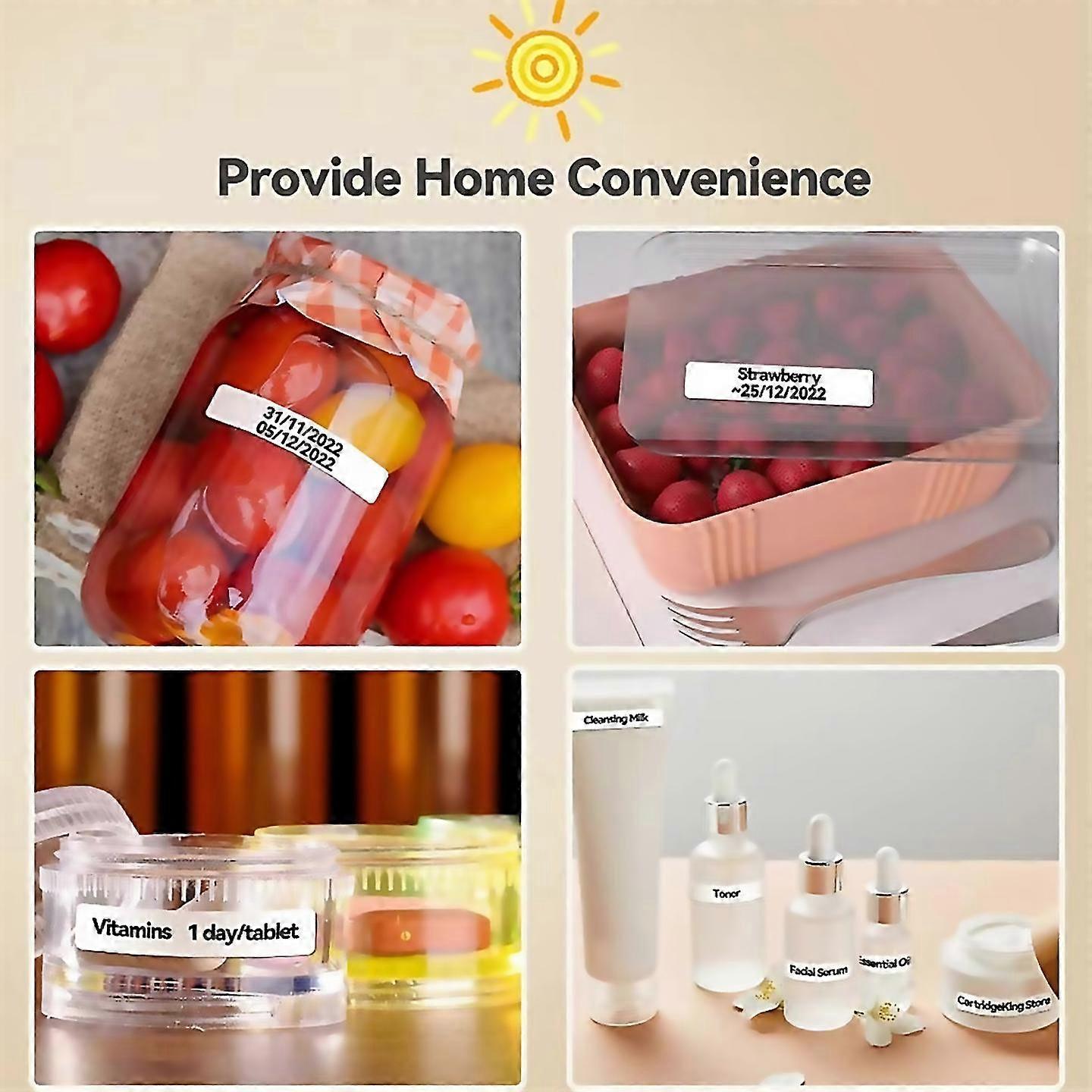 For Portable Label Maker P12 Wireless Bluetooth For Storage Office Homea