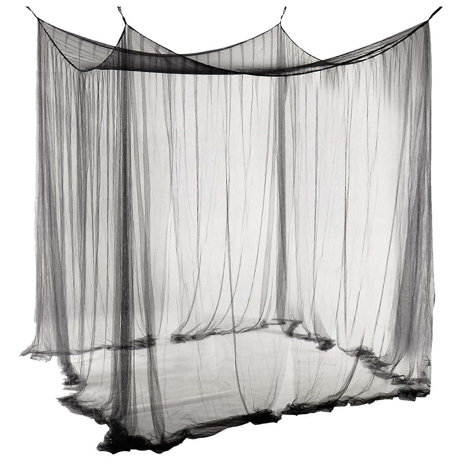 Sports Net for Camping - Lightweight Portable Bed Net, Breathable Black 40x30x5 cm