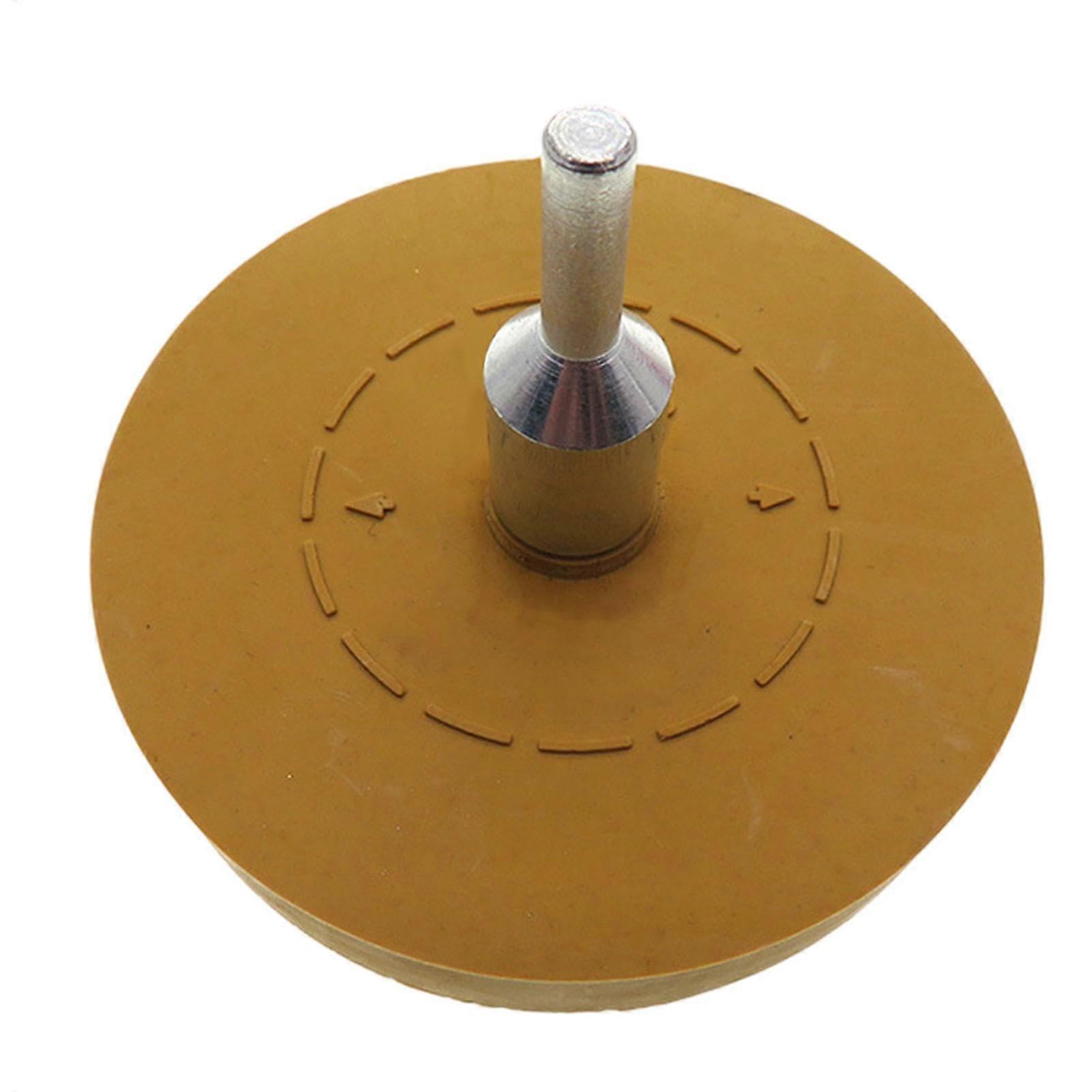 Efficient Sticker Remover, Soft  Powerful Adhesive Eraser Wheel for Auto Paint, Glass, Metal
