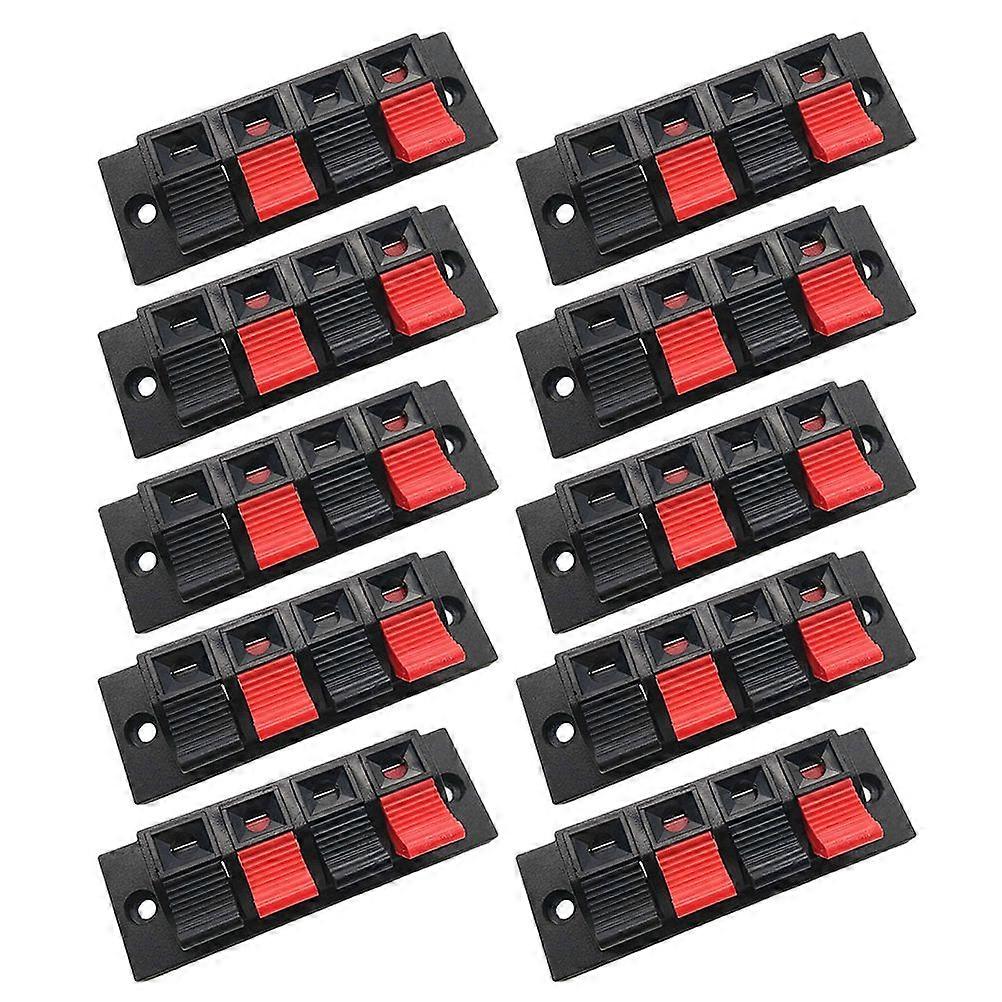 10pcs Speaker Box Connectors Subwoofer Plugs Speaker Box Terminal Binding Post